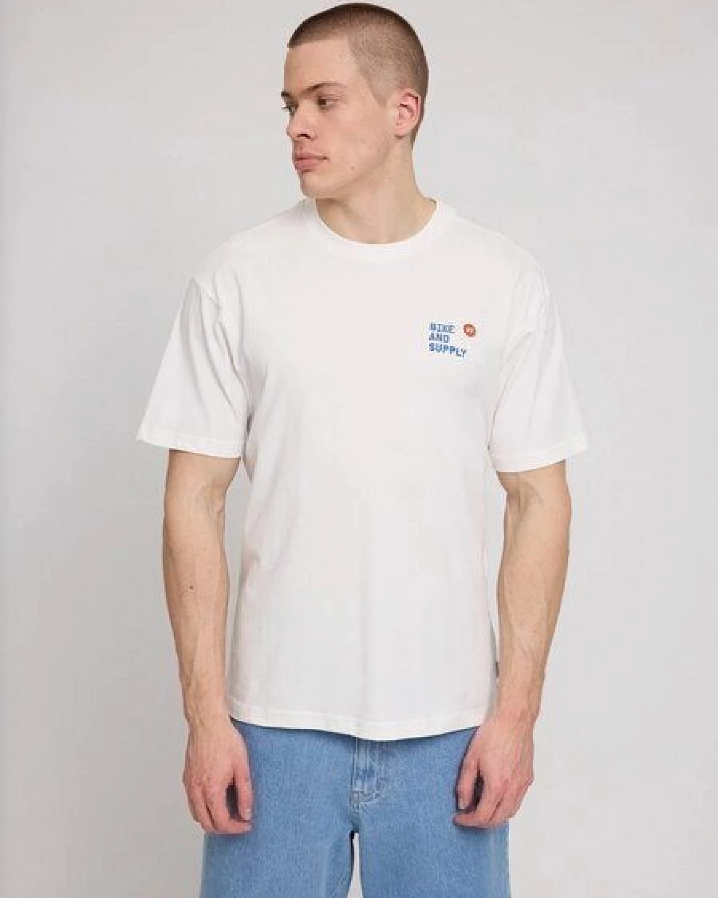 Mazine T-Shirt aus Bio-Baumwolle - Bike Shop Backprint – Ansicht 4
