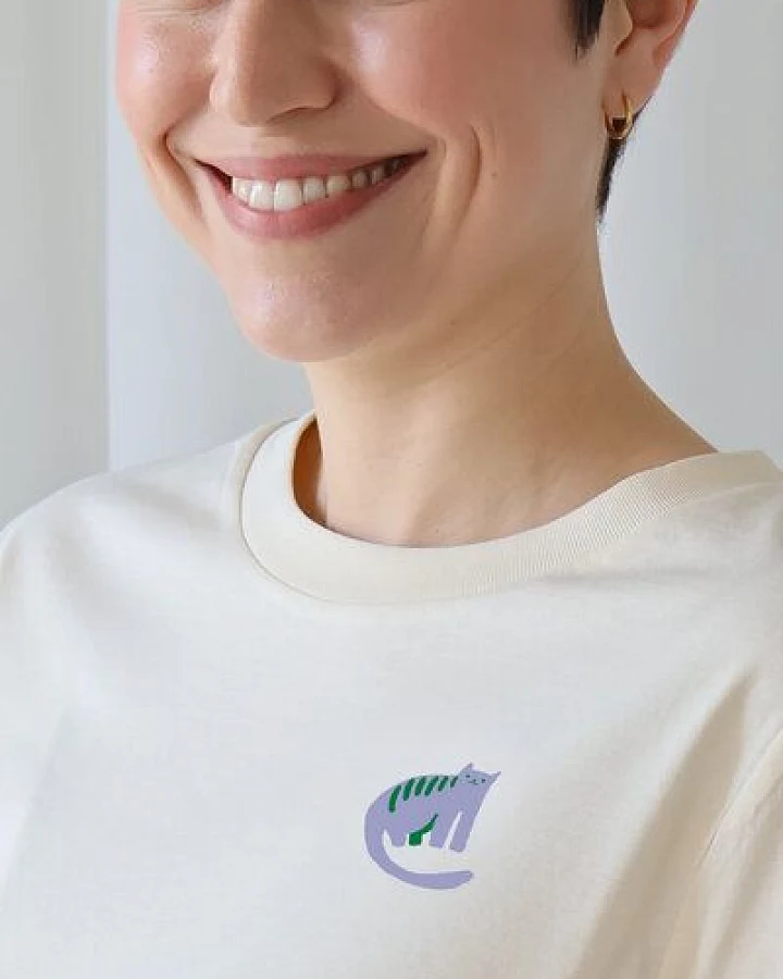 Kultgut Artdesign - Biofair Shirt - Modern Fit- leicht tailliert /Cat