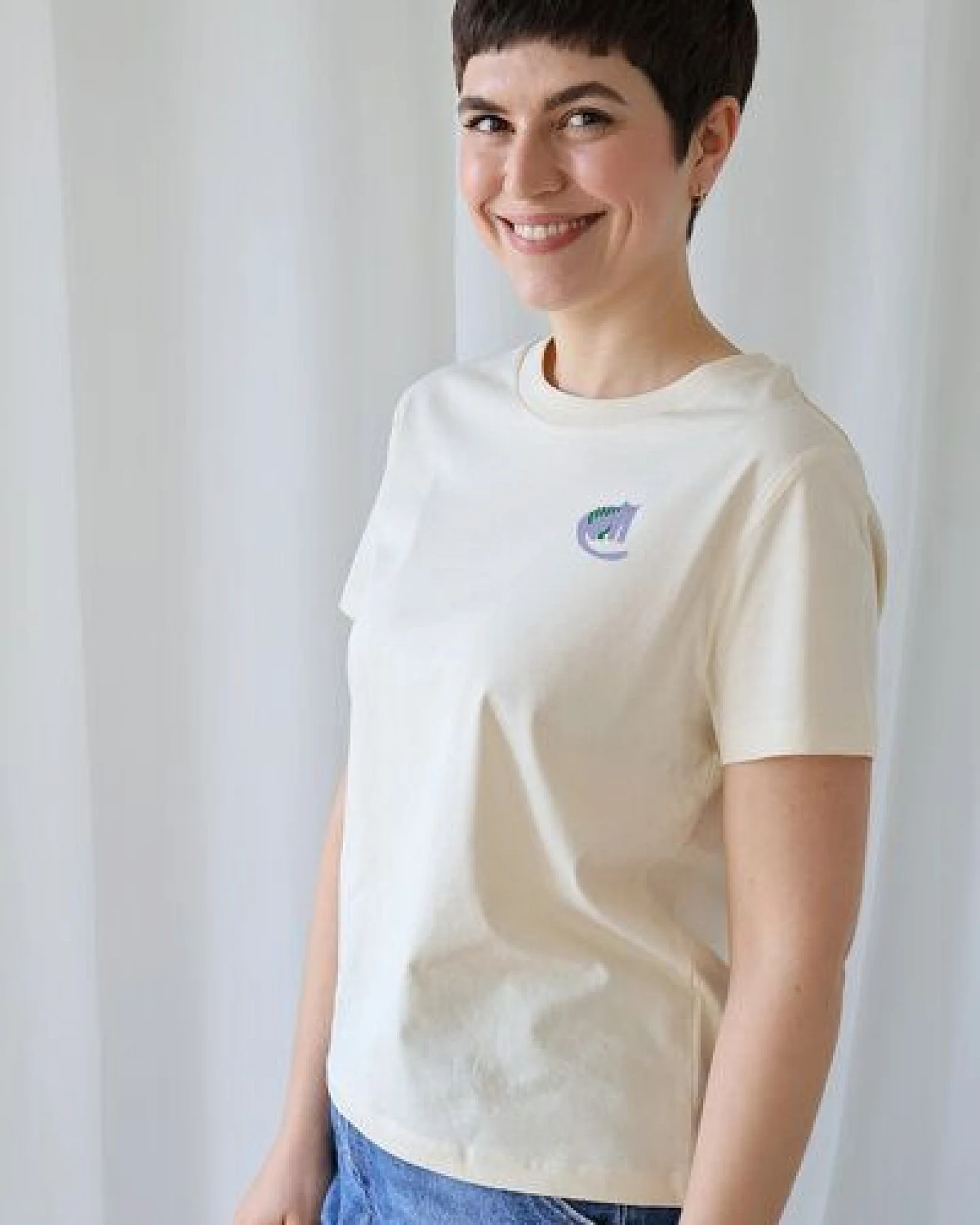 Kultgut Artdesign - Biofair Shirt - Modern Fit- leicht tailliert /Cat – Ansicht 4