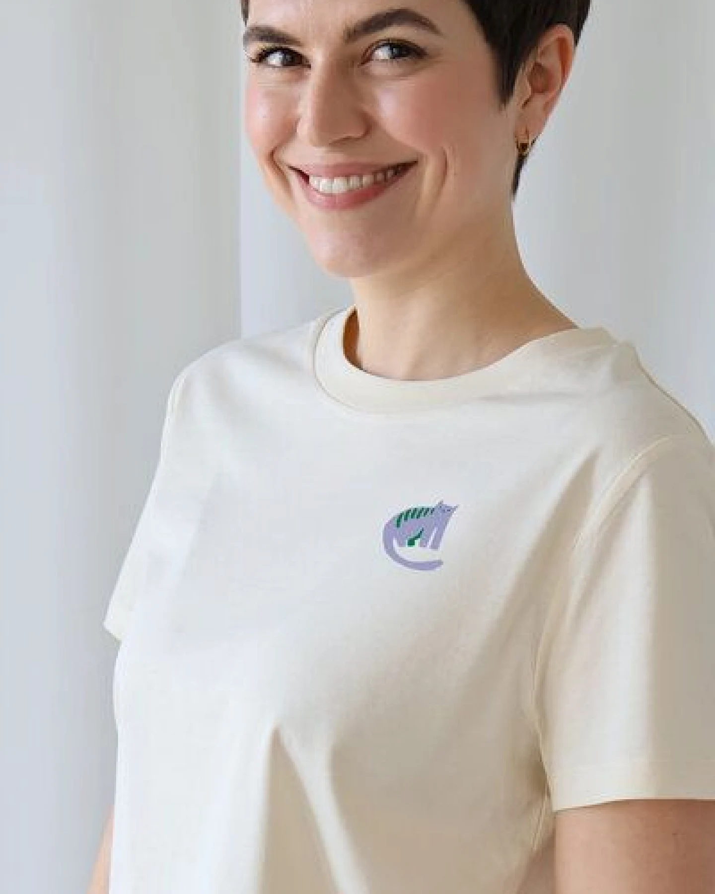 Kultgut Artdesign - Shirt 100% Biobaumwolle - Boxiform /Cat – Ansicht 4