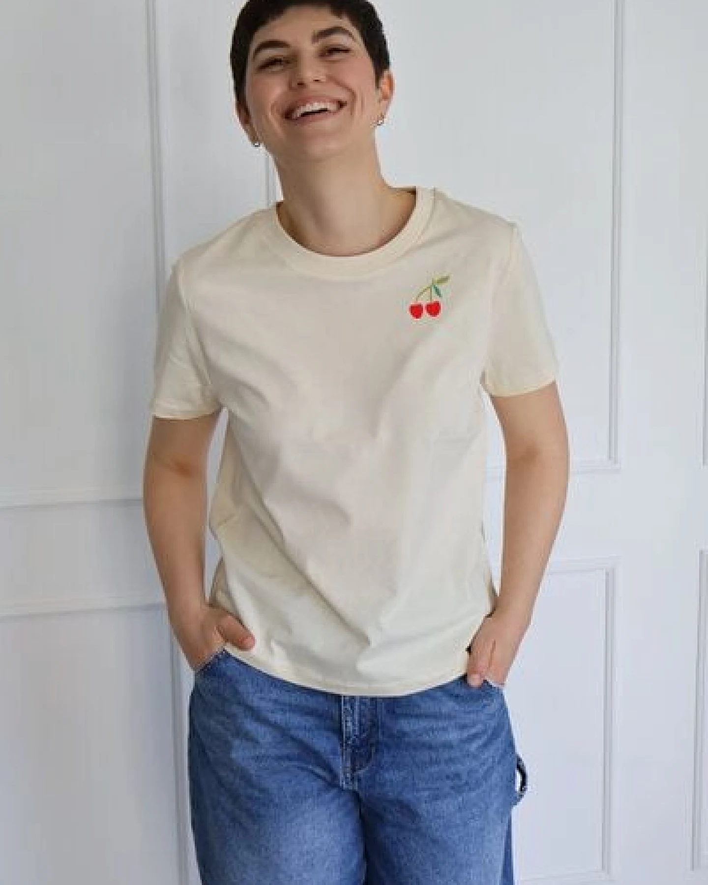 Kultgut Artdesign - Biofair Shirt - Modern Fit- leicht tailliert /Cherry – Ansicht 4