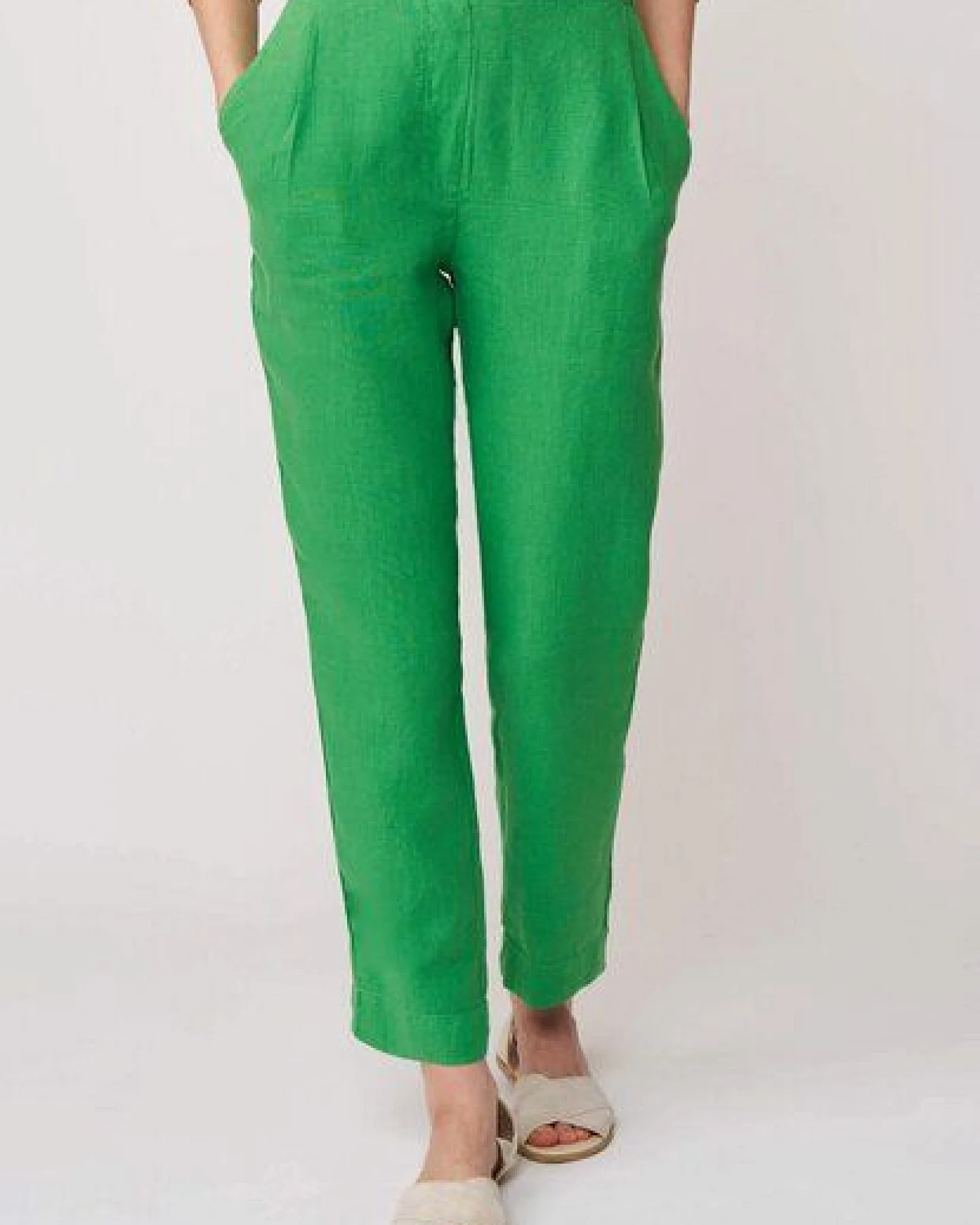 LANA Organic Leinenhose für Damen, Modell Zahra – Ansicht 2