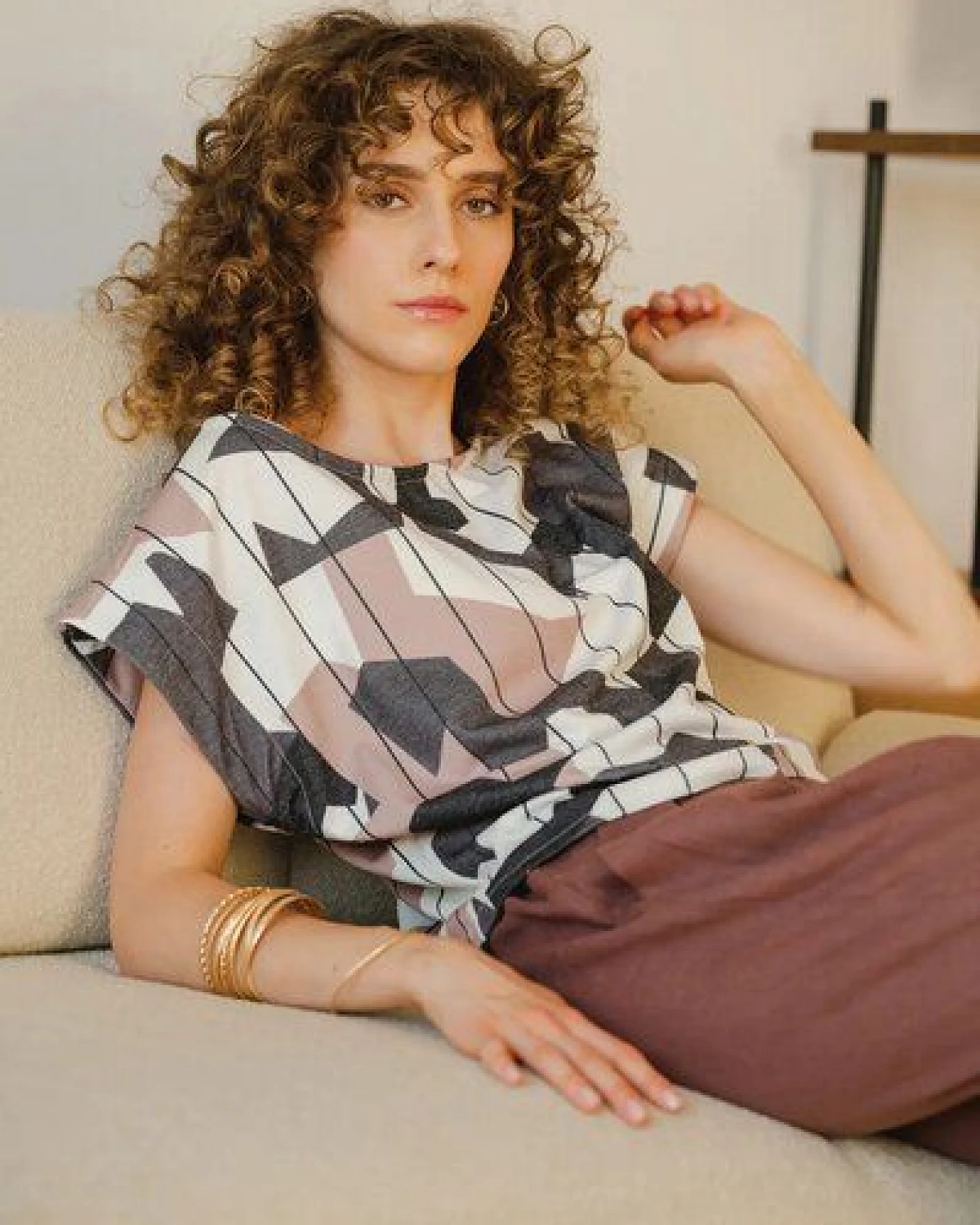 WiDDA berlin Pullunder Shirt CUBI mit grafischem Muster – Ansicht 2