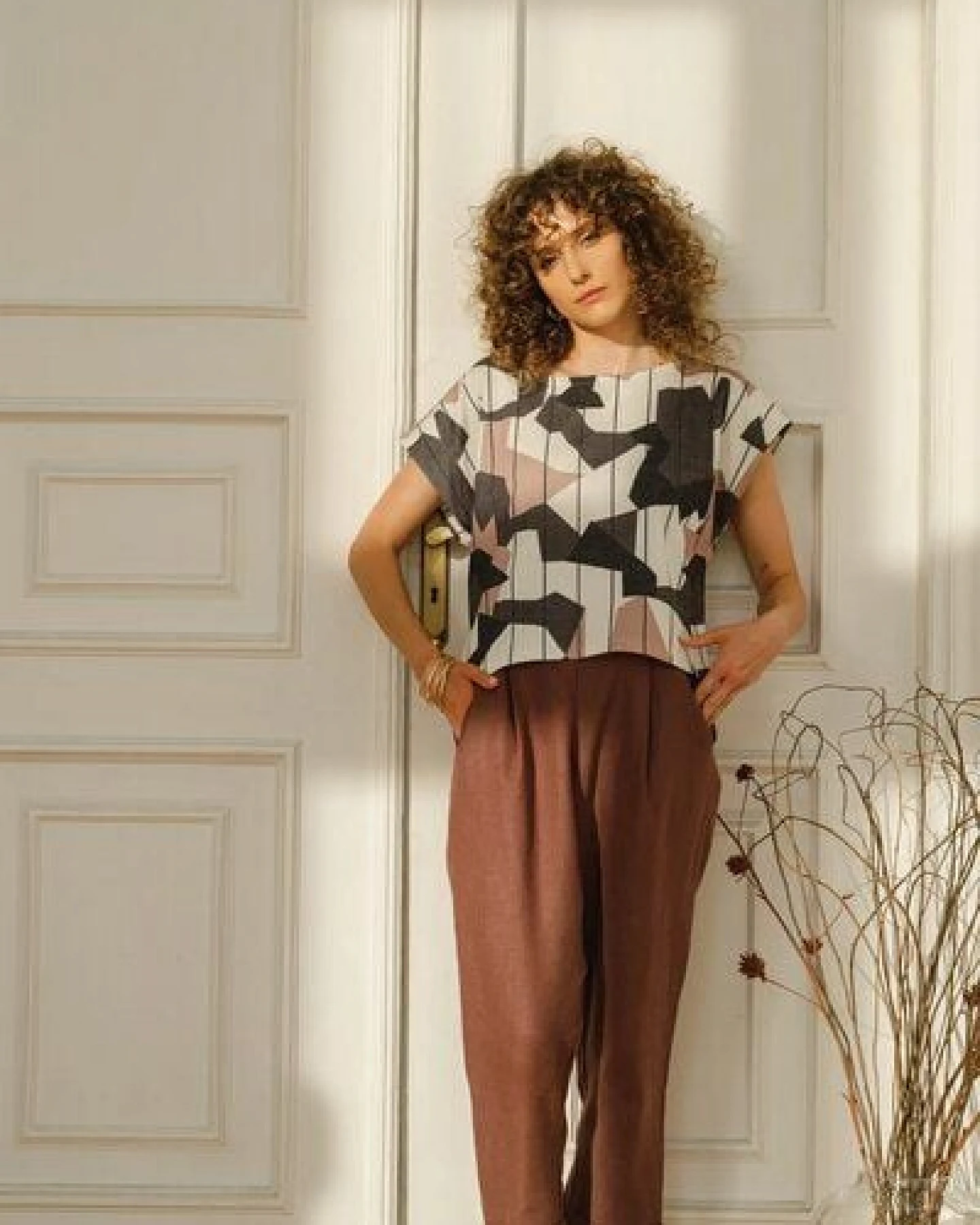 WiDDA berlin Pullunder Shirt CUBI mit grafischem Muster – Ansicht 4