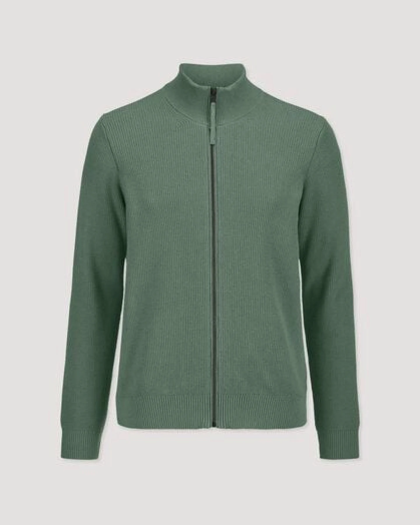 hessnatur Strick Jacke Regular aus reiner Bio-Baumwolle – Ansicht 4