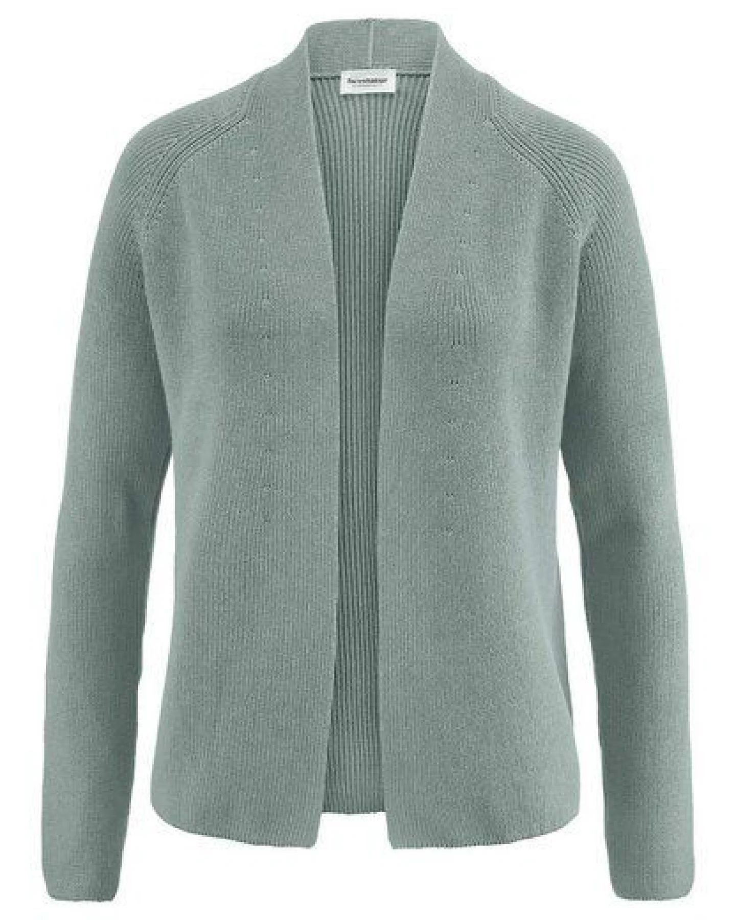 hessnatur Strick Jacke Regular aus reiner Bio-Baumwolle – Ansicht 3