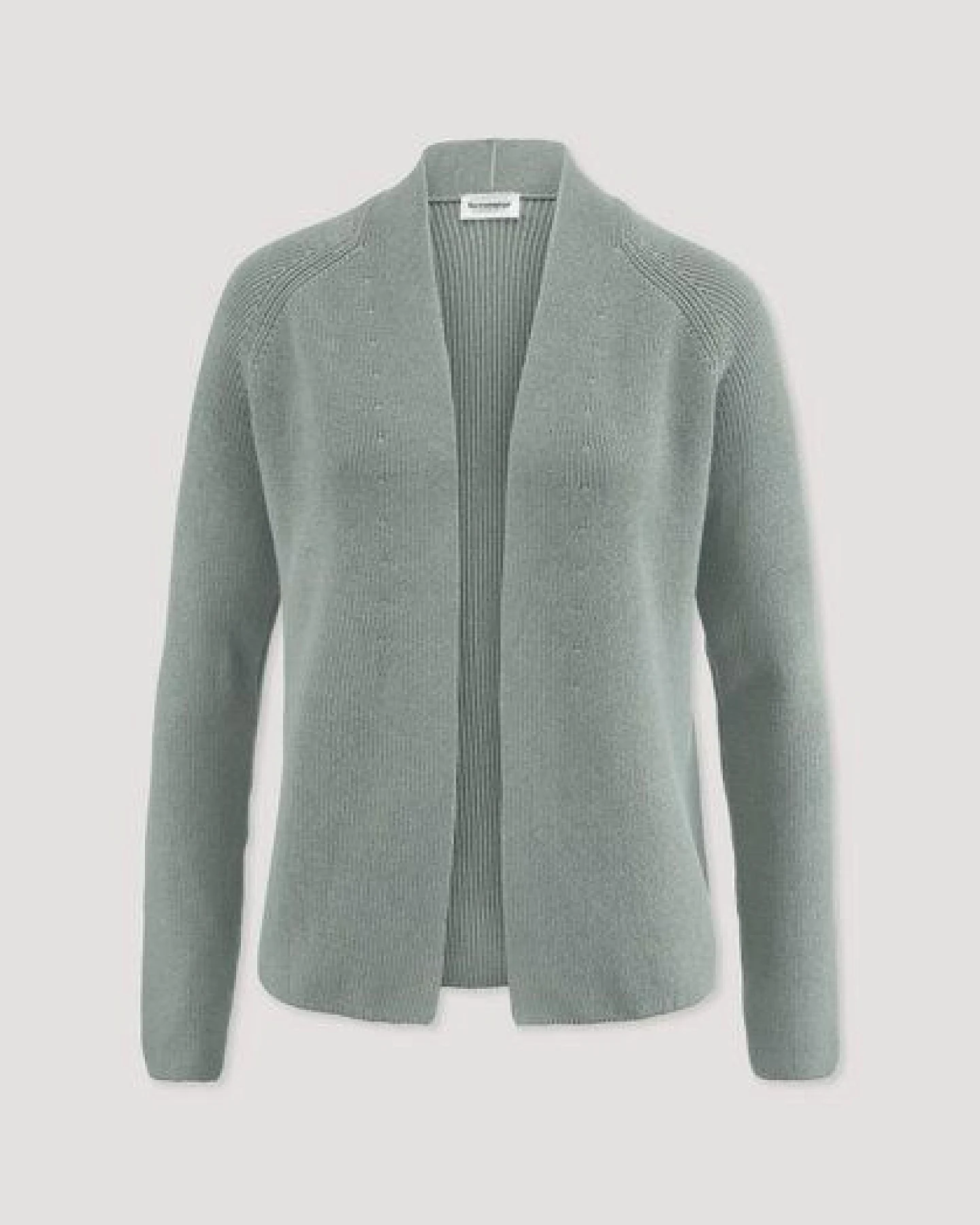 hessnatur Strick Jacke Regular aus reiner Bio-Baumwolle – Ansicht 4