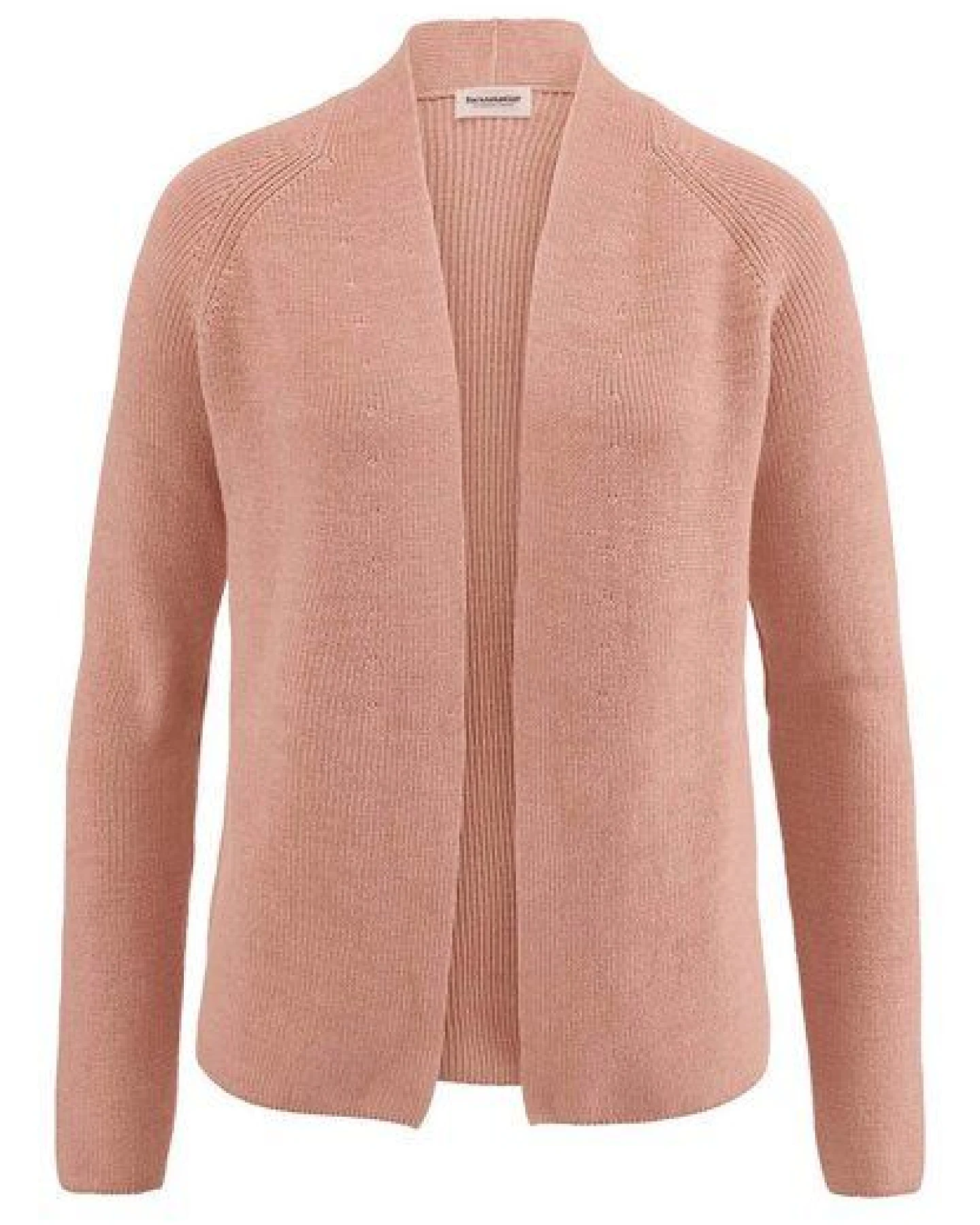 hessnatur Strick Jacke Regular aus reiner Bio-Baumwolle – Ansicht 3