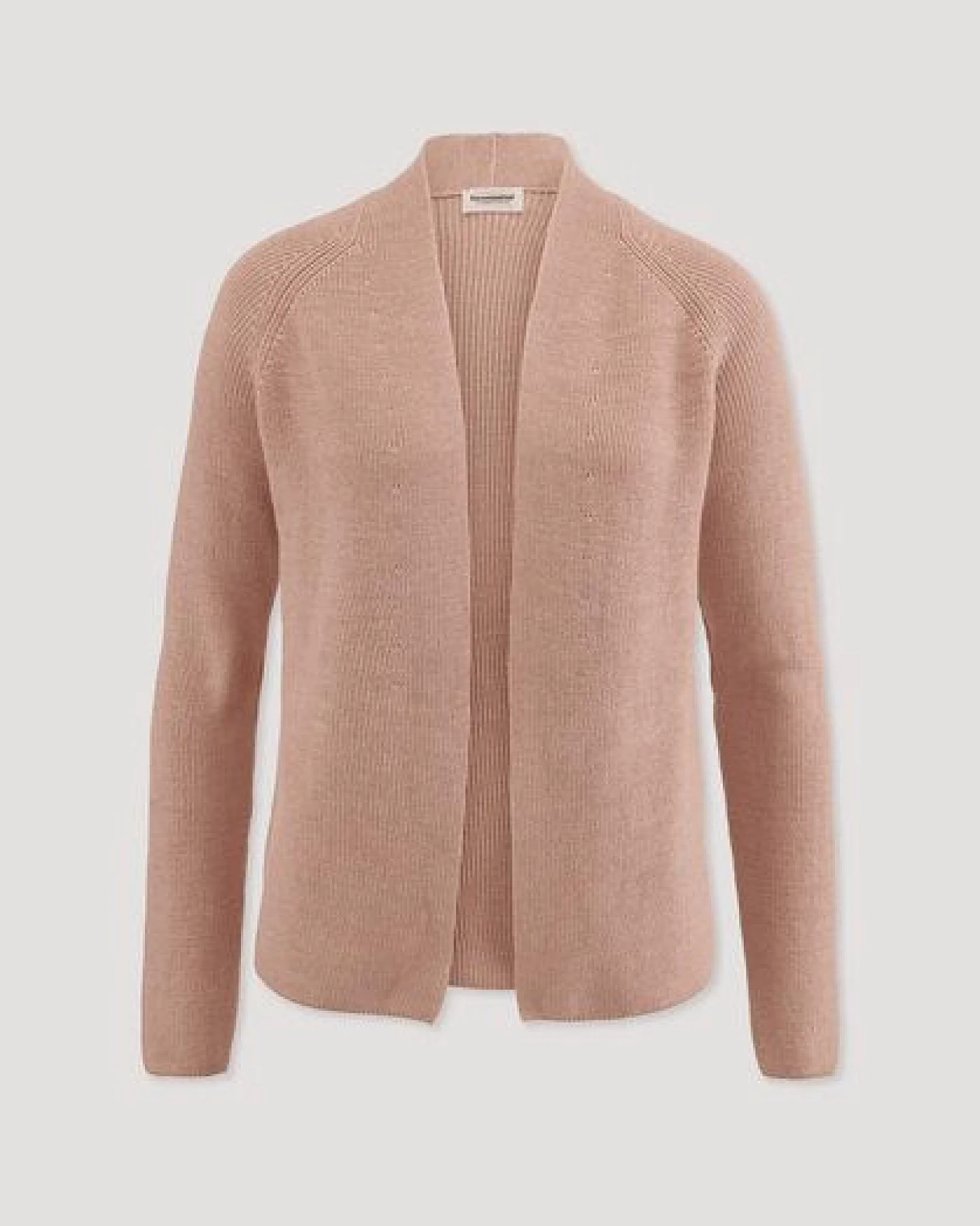 hessnatur Strick Jacke Regular aus reiner Bio-Baumwolle – Ansicht 4