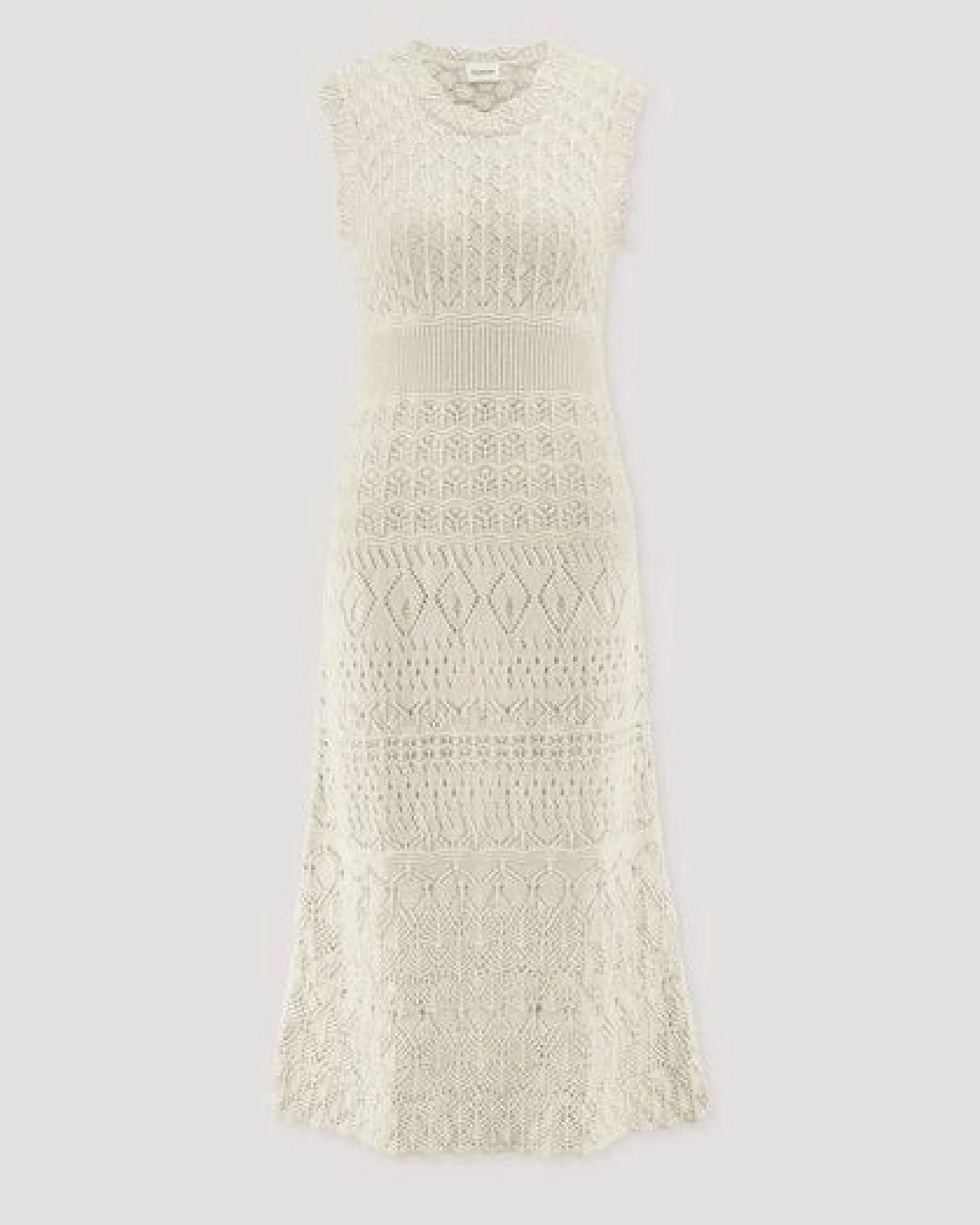 hessnatur Strick Kleid Midi aus reiner Bio-Baumwolle – Ansicht 4
