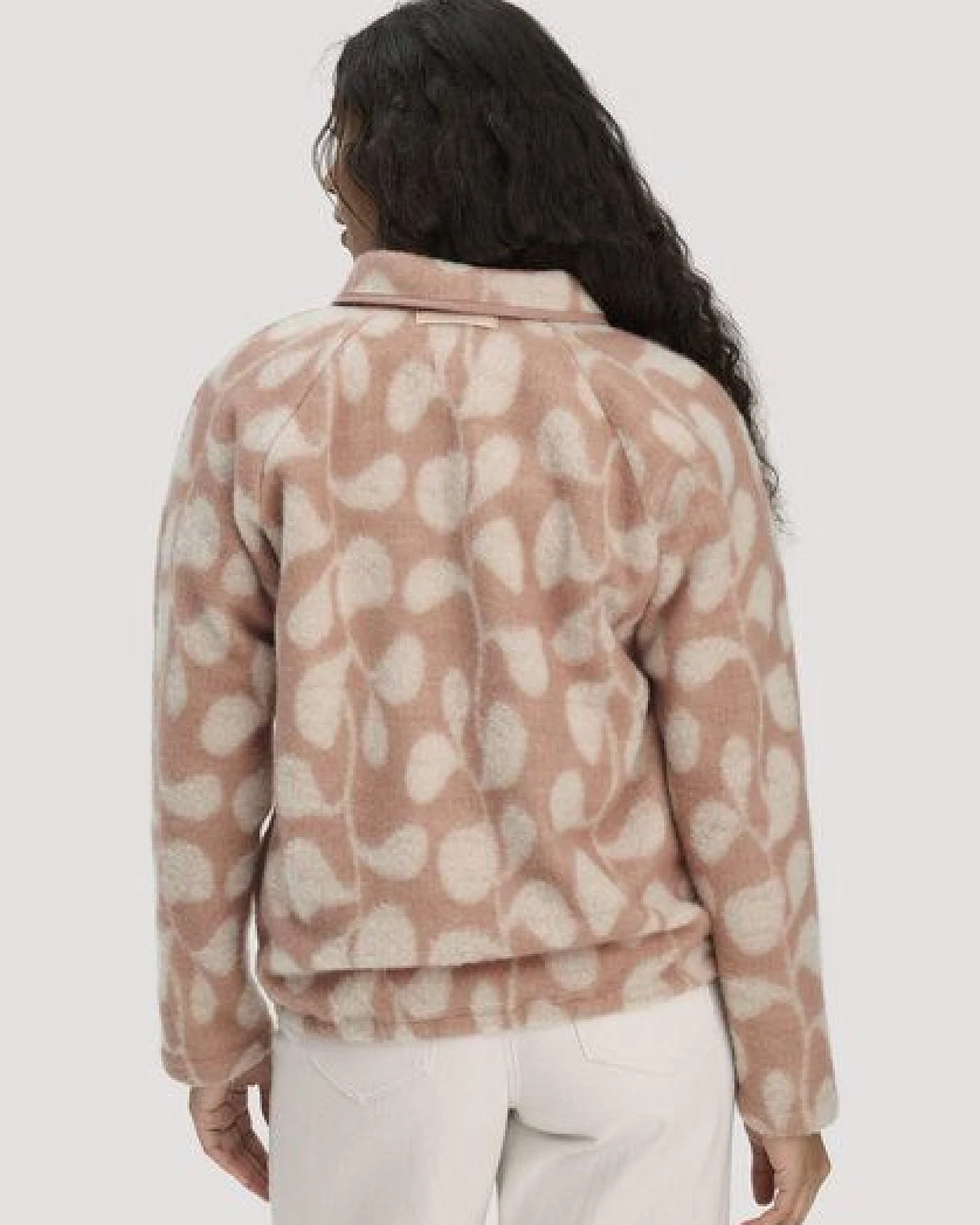 hessnatur Wollfleece Troyer Relaxed aus Bio-Merinowolle mit Bio-Baumwolle – Ansicht 2