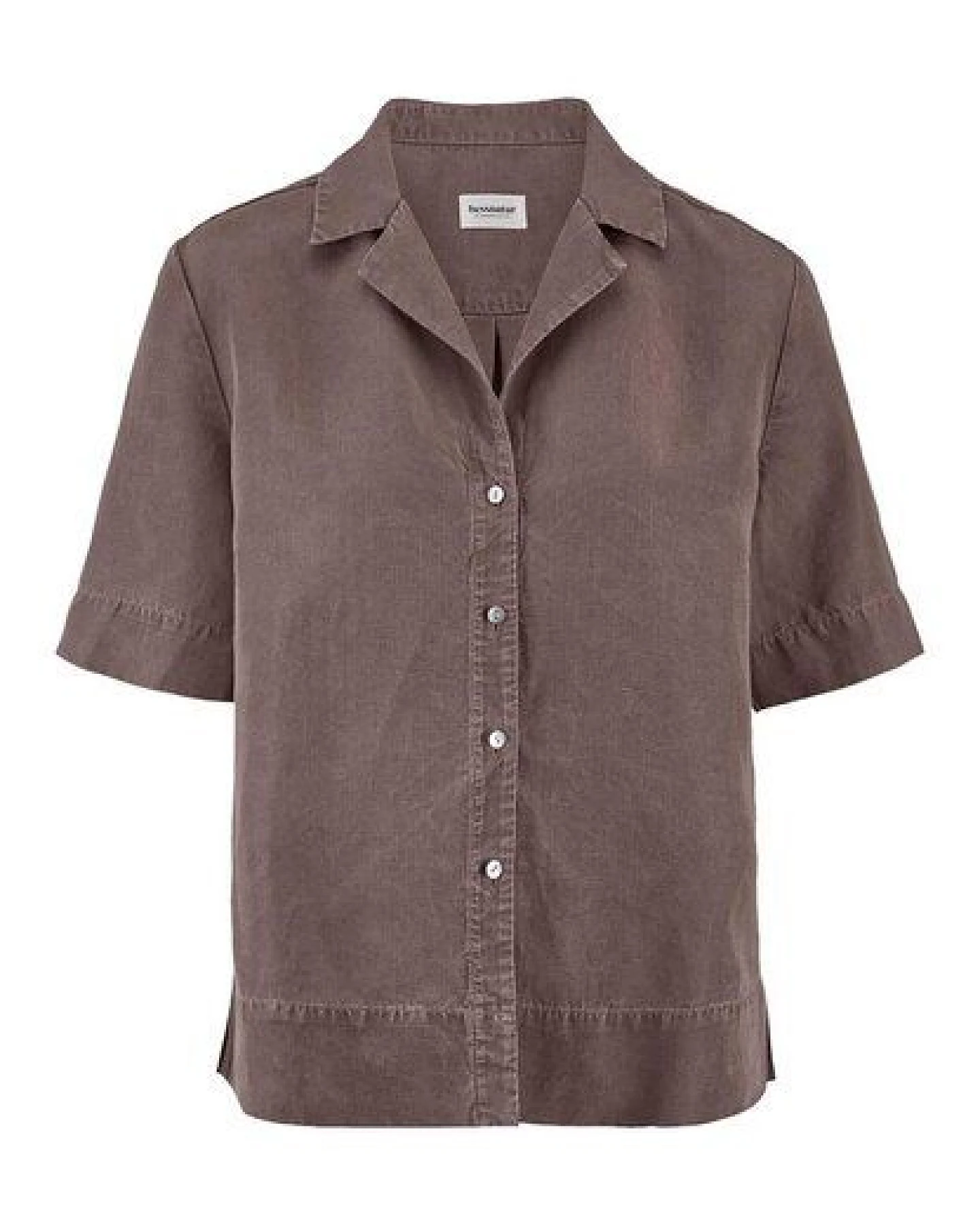 hessnatur Bluse Relaxed aus TENCEL Lyocell mit Leinen – Ansicht 3