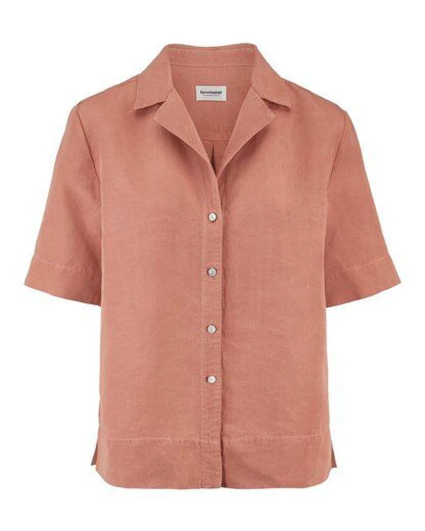 hessnatur Bluse Relaxed aus TENCEL Lyocell mit Leinen – Ansicht 3
