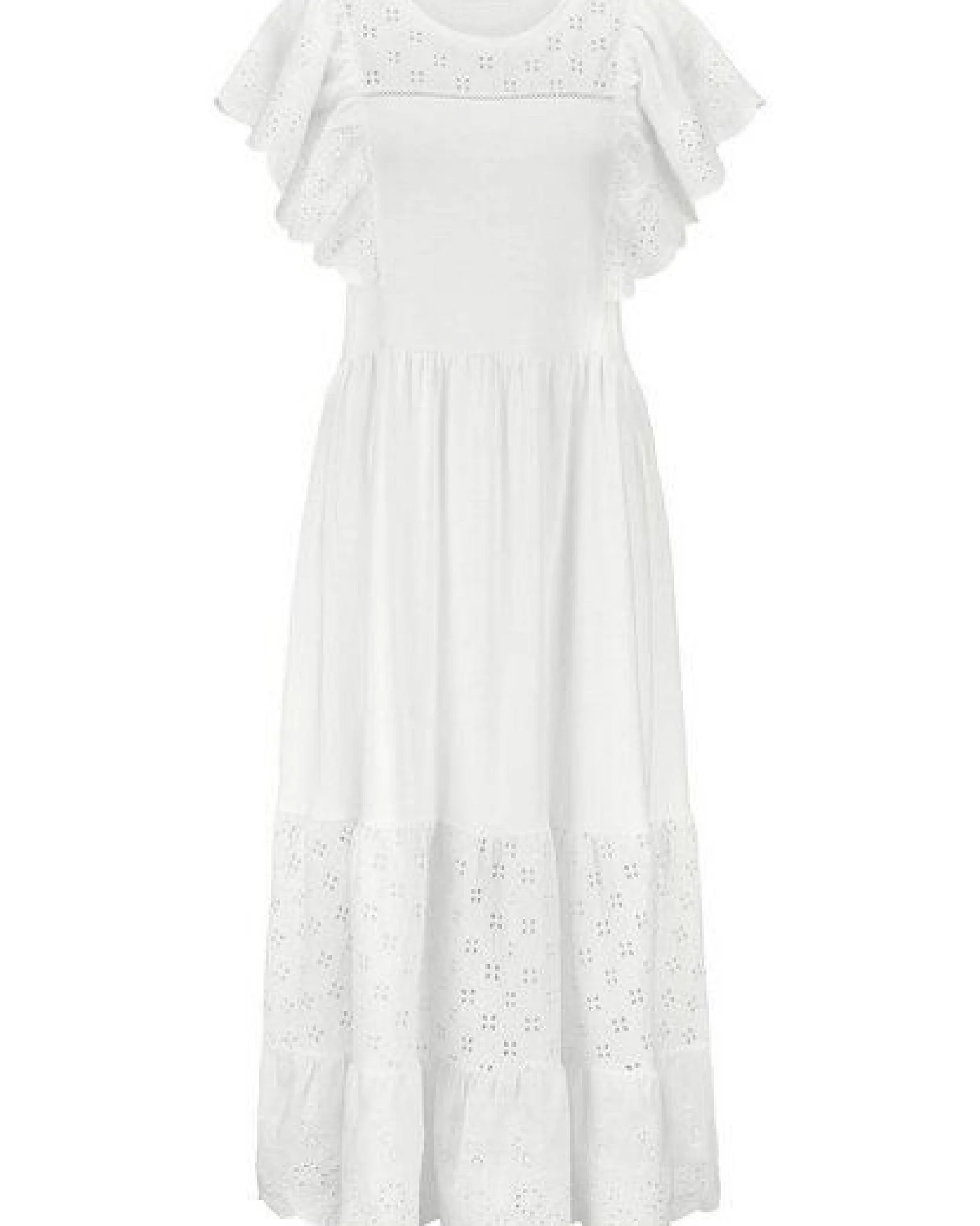hessnatur Bohemian Jersey Kleid Midi Relaxed aus reiner Bio-Baumwolle – Ansicht 3
