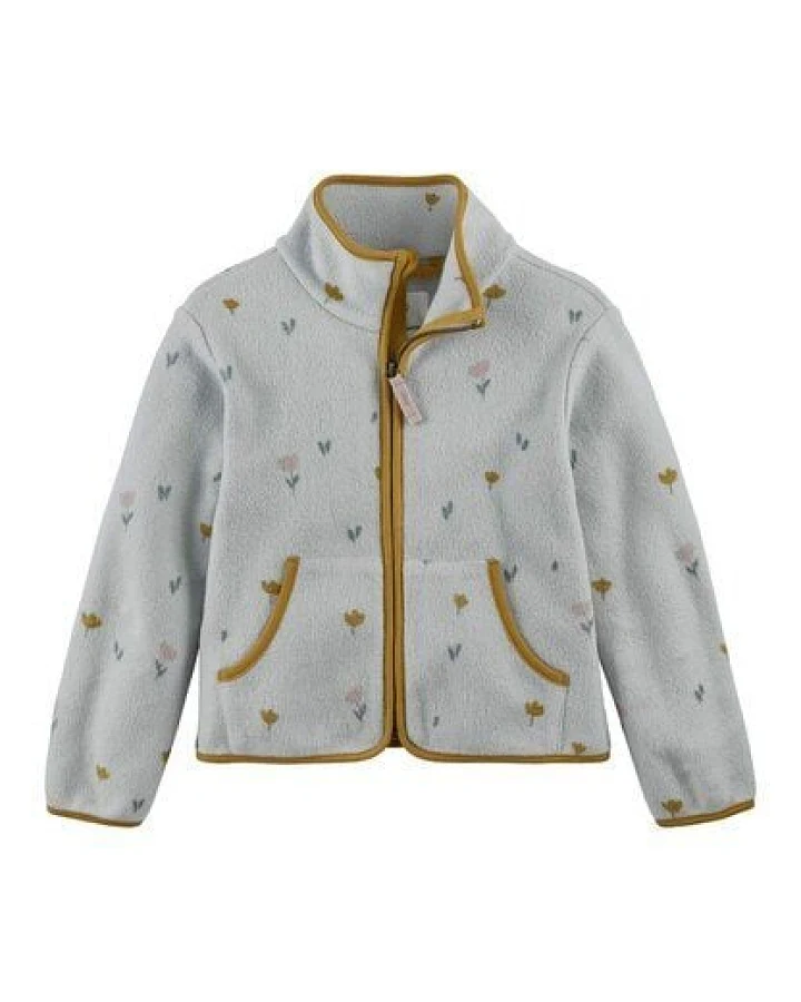 hessnatur Fleece Jacke aus reiner Bio-Baumwolle