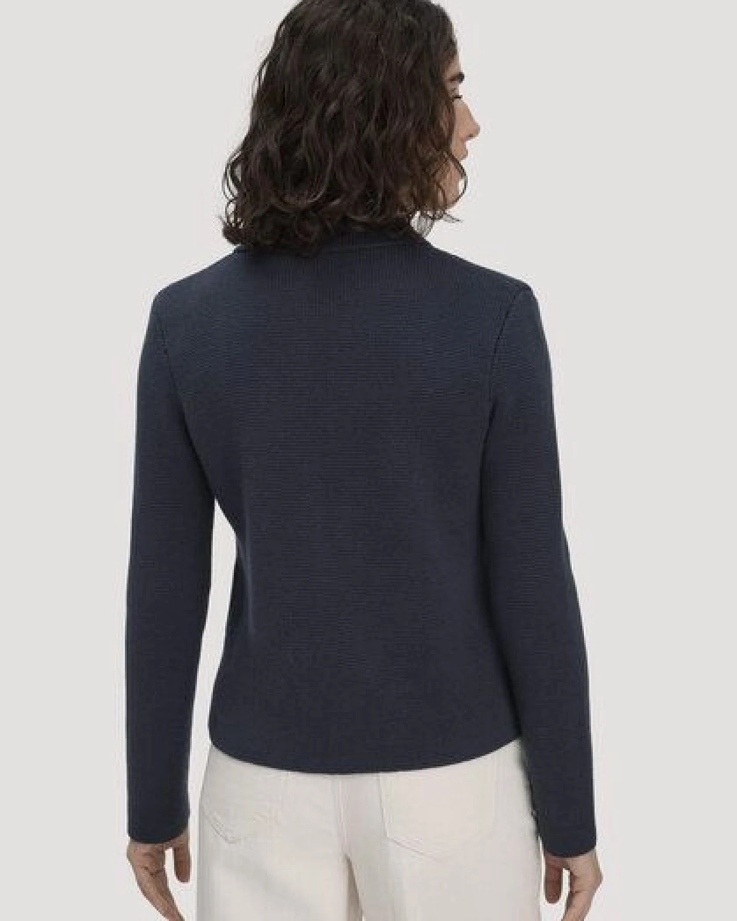 hessnatur Strick Blazer Regular aus Bio-Baumwolle mit Bio-Merinowolle – Ansicht 2