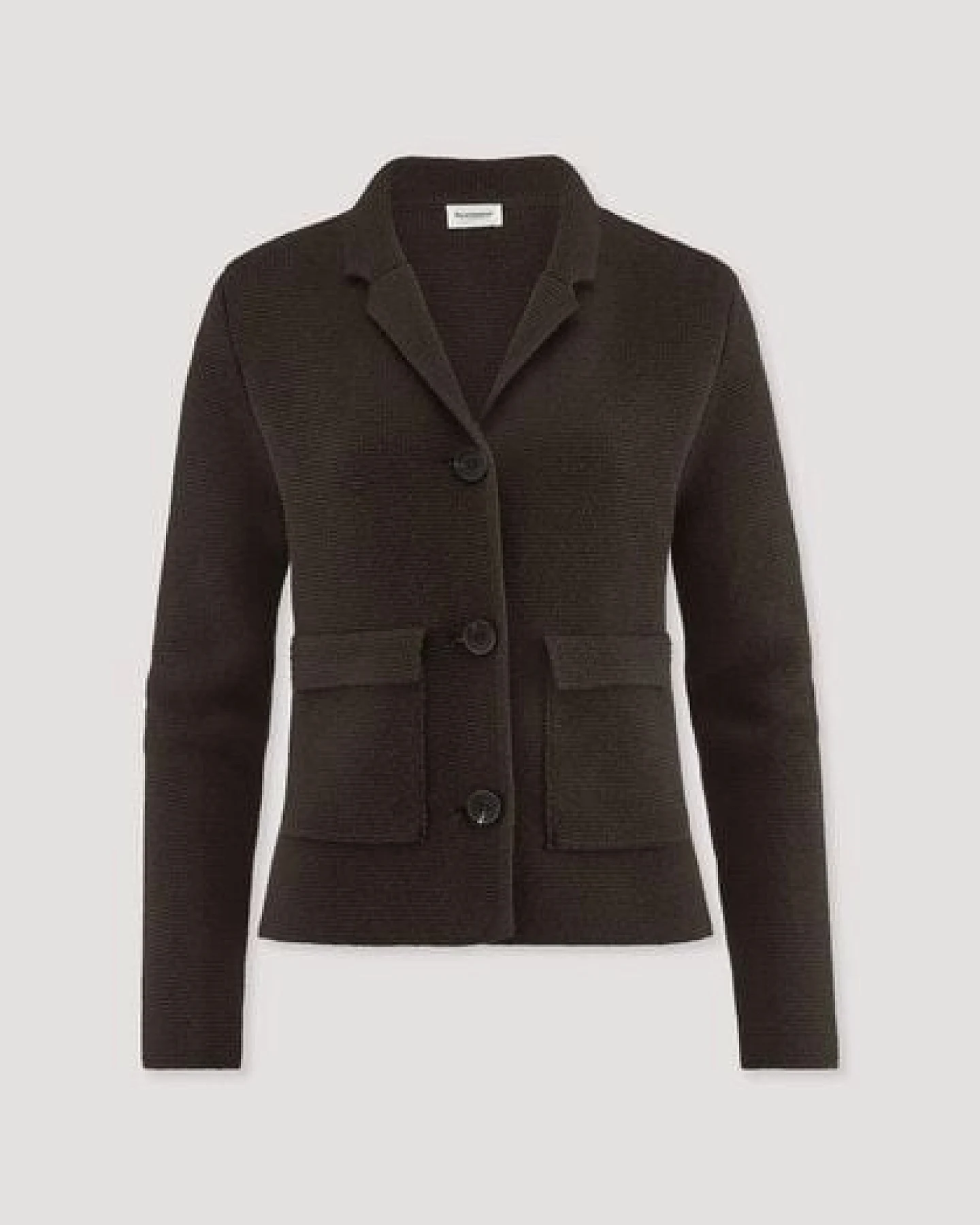 hessnatur Strick Blazer Regular aus Bio-Baumwolle mit Bio-Merinowolle – Ansicht 4