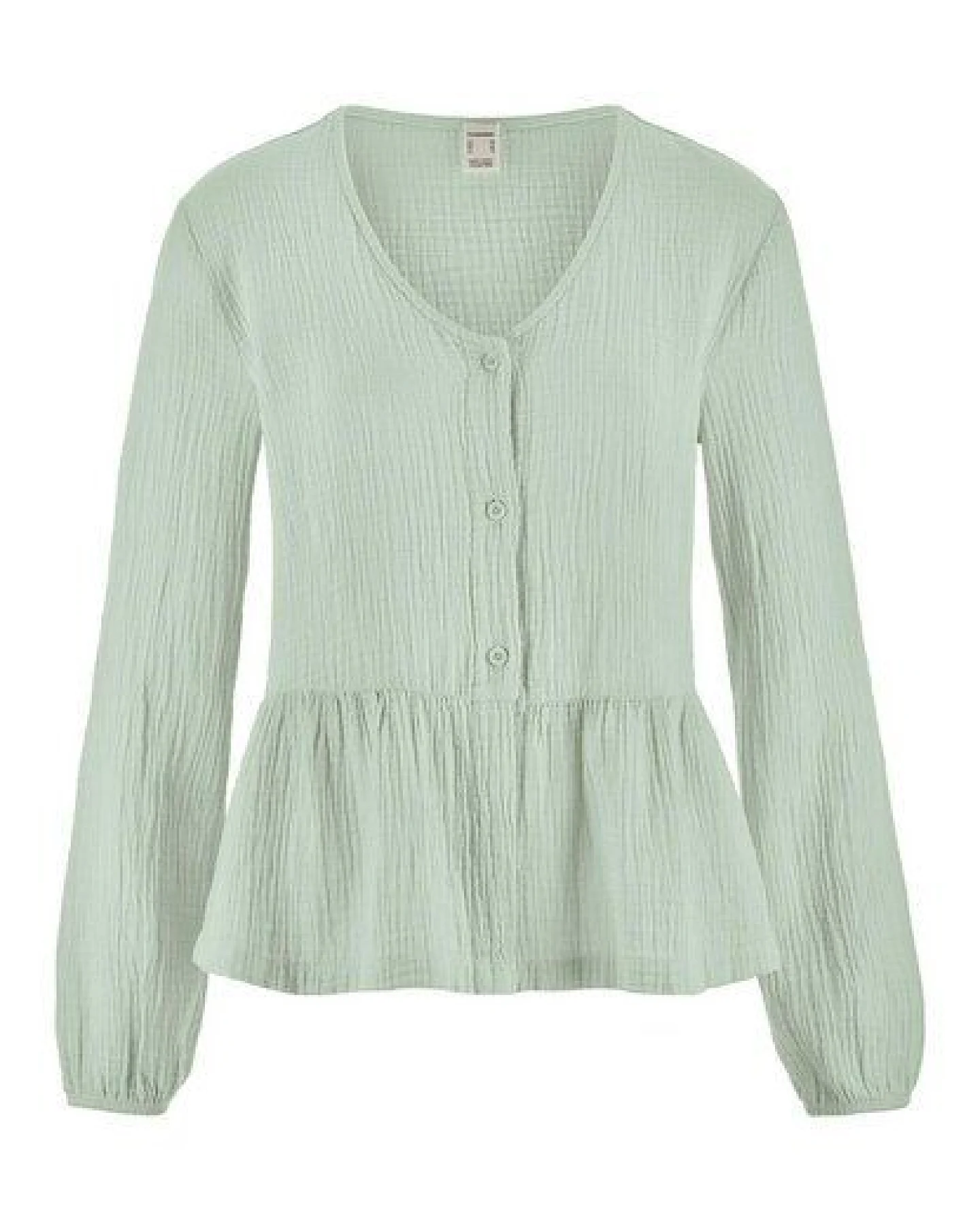 hessnatur Musselin Pyjamabluse PURE COMFORT aus reiner Bio-Baumwolle – Ansicht 2