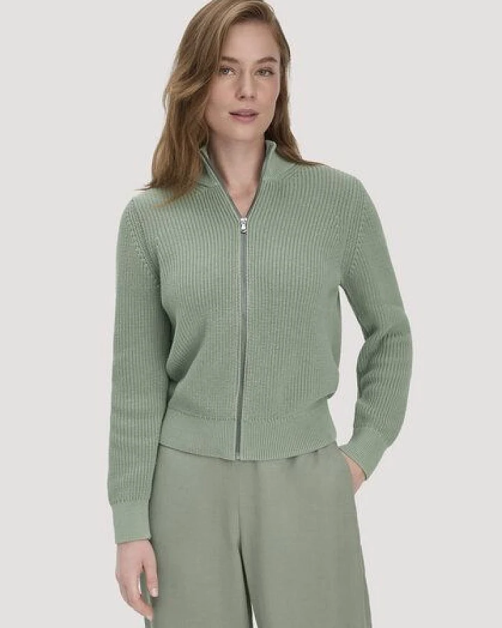 Produktseite: hessnatur Strick Jacke Regular aus reiner Bio-Baumwolle