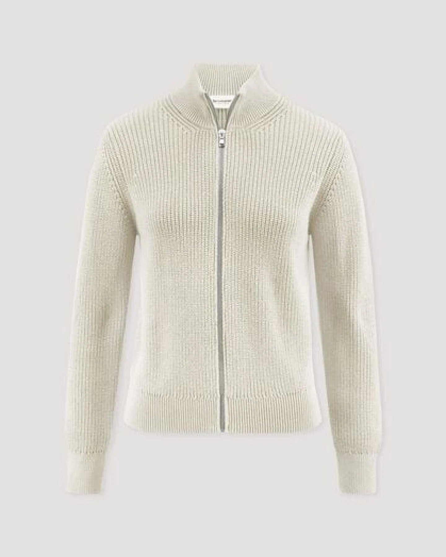 hessnatur Strick Jacke Regular aus reiner Bio-Baumwolle – Ansicht 4