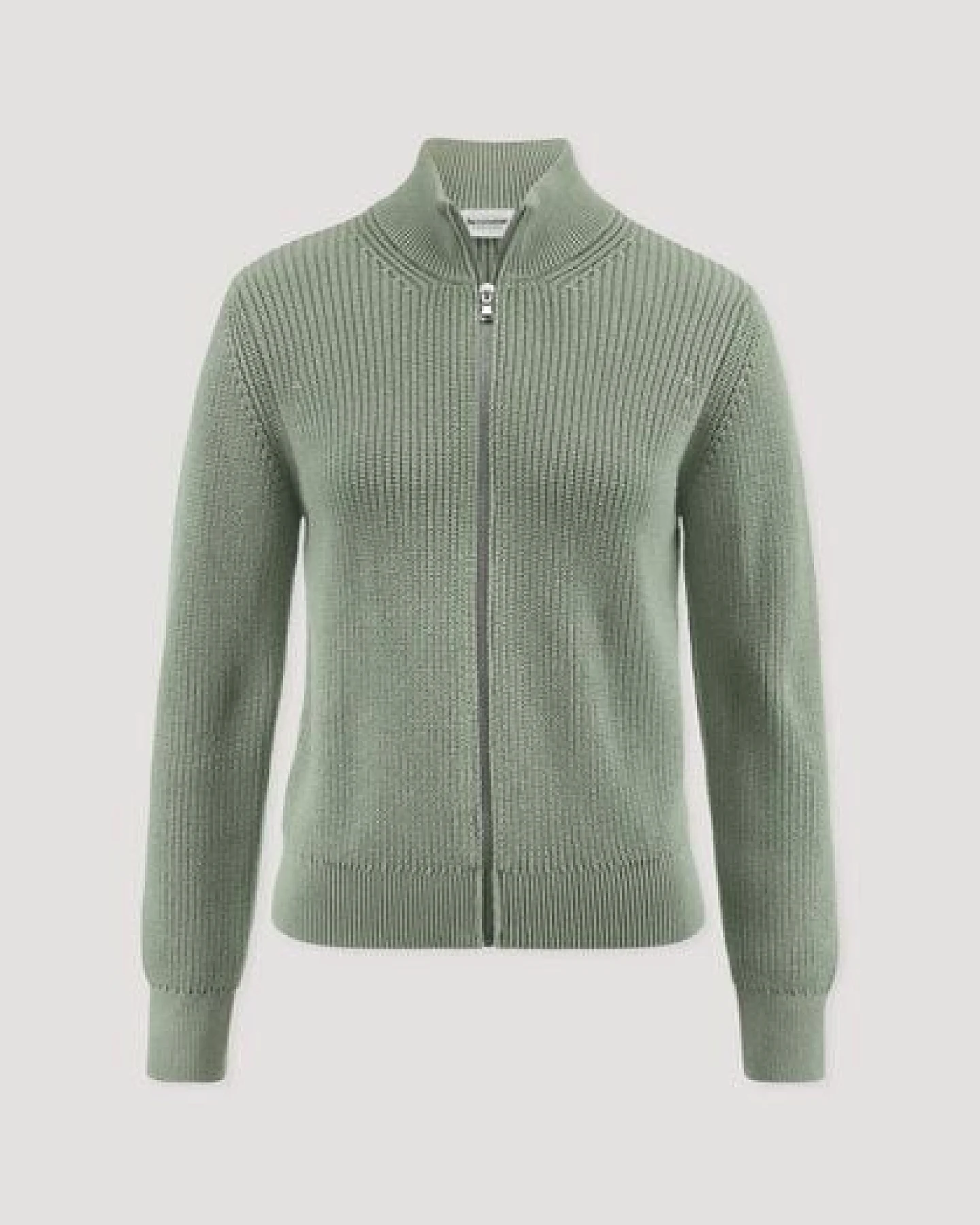 hessnatur Strick Jacke Regular aus reiner Bio-Baumwolle – Ansicht 4