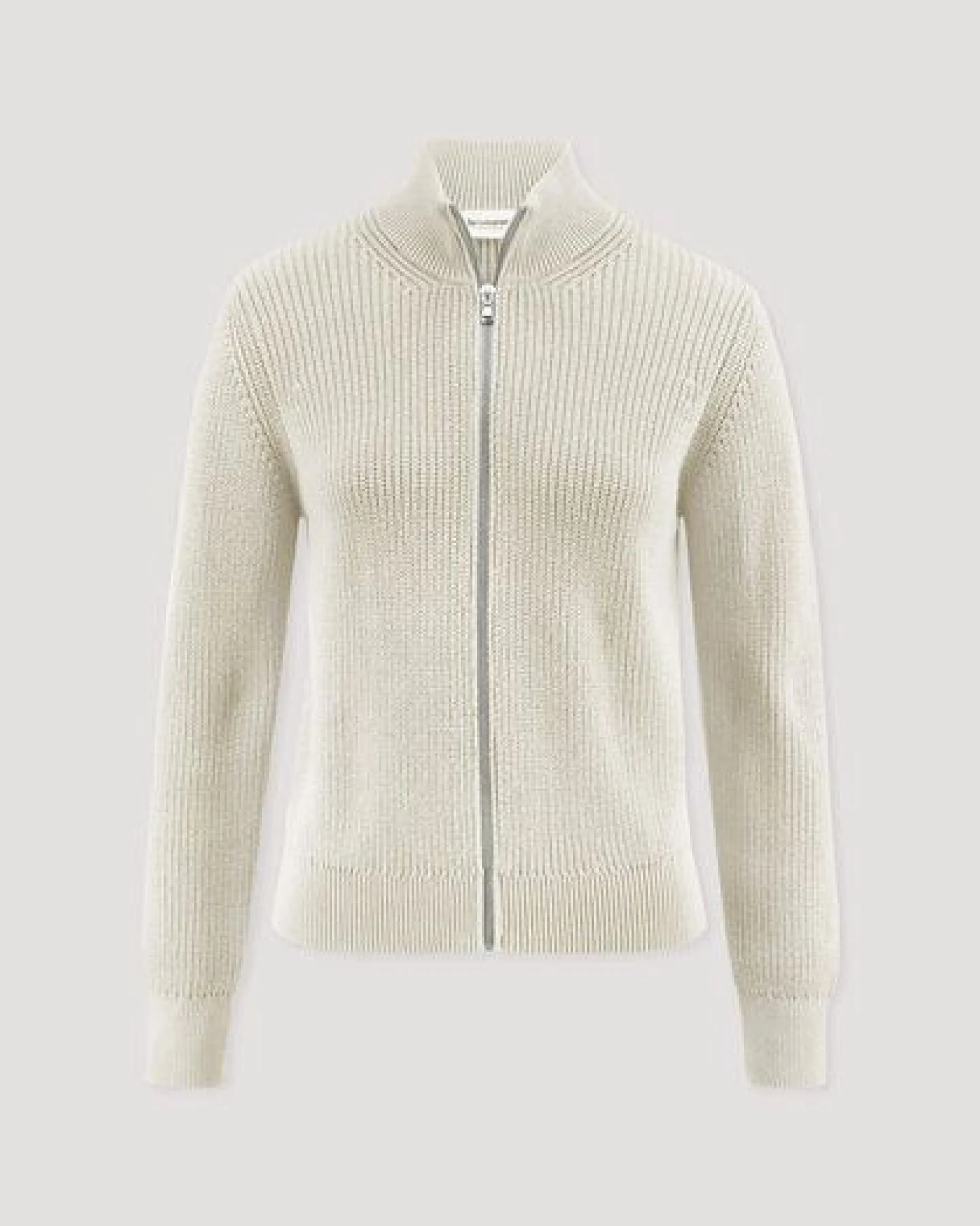 hessnatur Strick Jacke Regular aus reiner Bio-Baumwolle – Ansicht 4