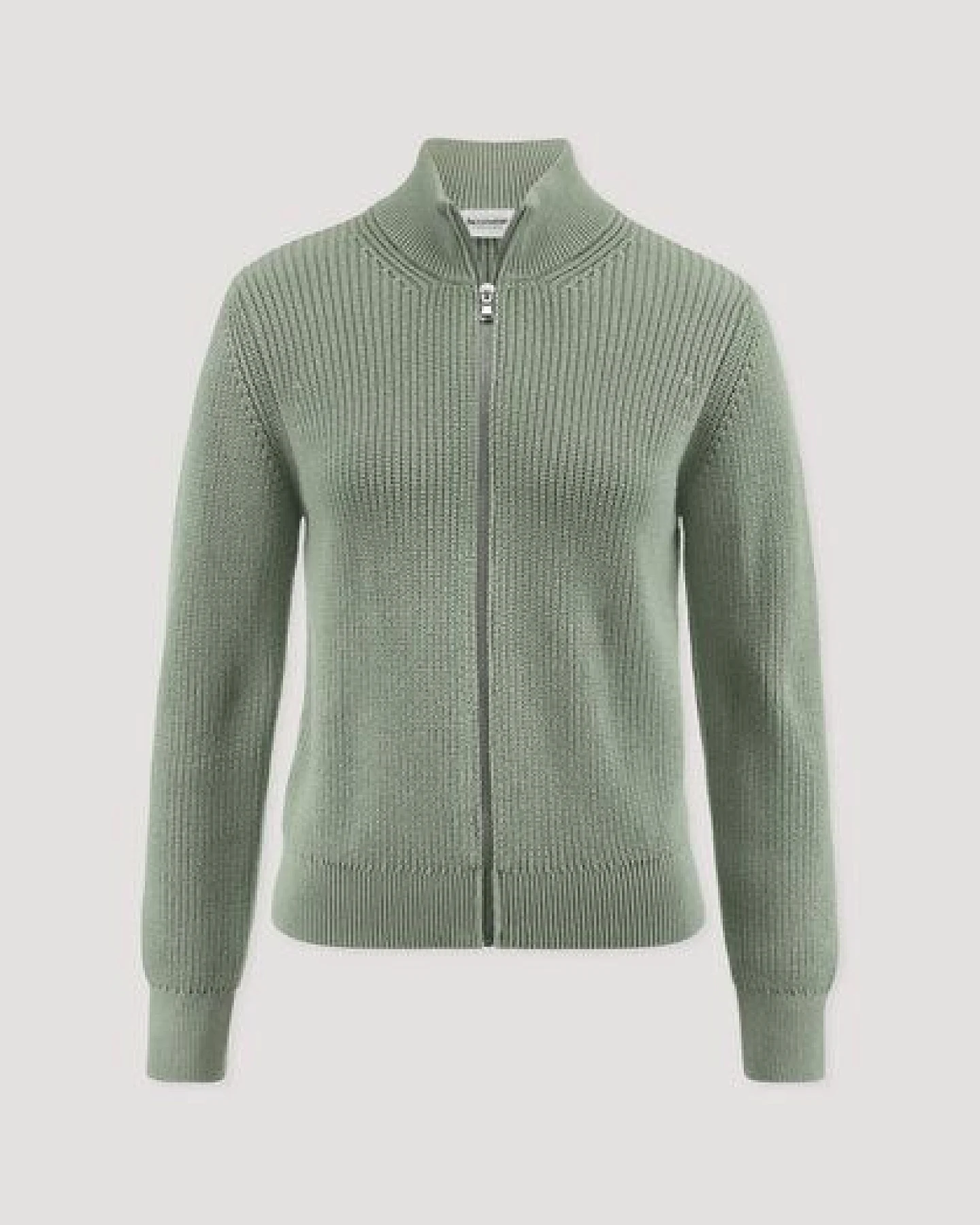 hessnatur Strick Jacke Regular aus reiner Bio-Baumwolle – Ansicht 4