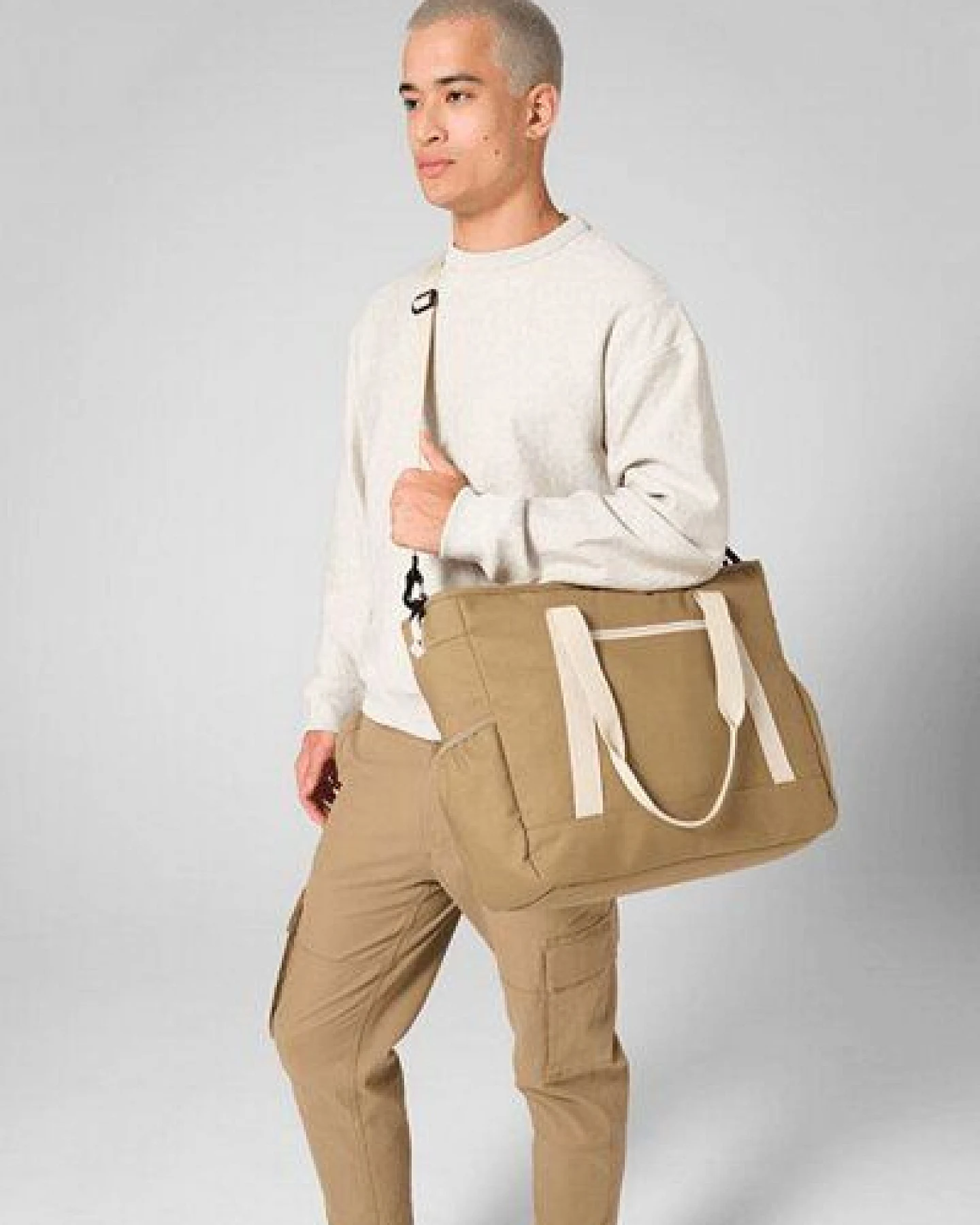 BagBase Recycelte Schultertasche Tragetasche Handtasche Schultasche Unitasche – Ansicht 2