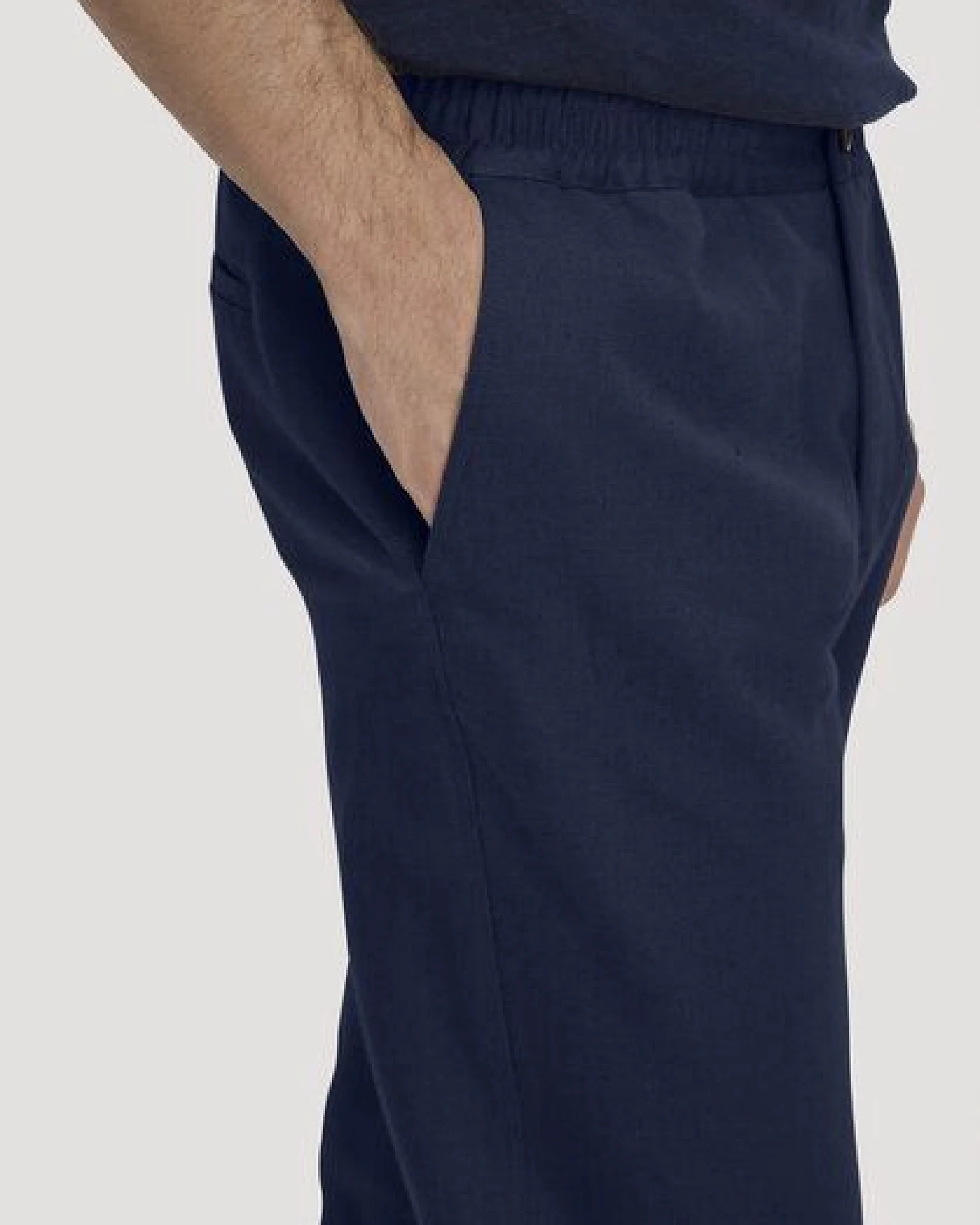 hessnatur Hose ENEA Regular aus Bio-Baumwolle mit Leinen – Ansicht 2