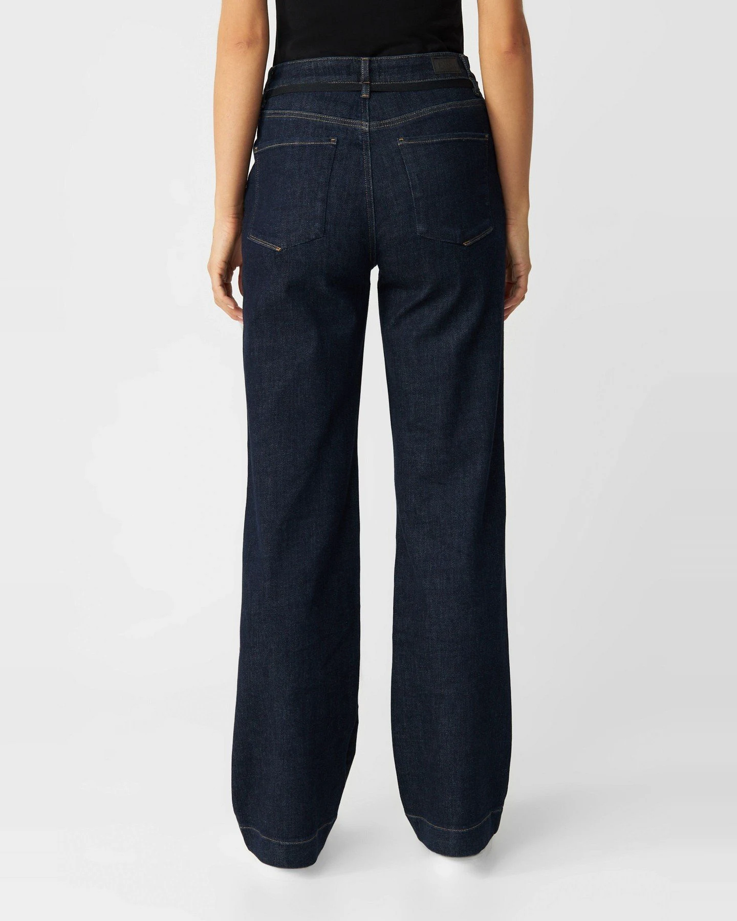 Jeans Dew Flared French Pocket Raw Blue – Ansicht 3