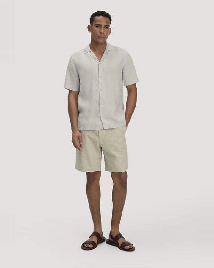 hessnatur Shorts ENEA Relaxed aus Bio-Baumwolle mit Leinen