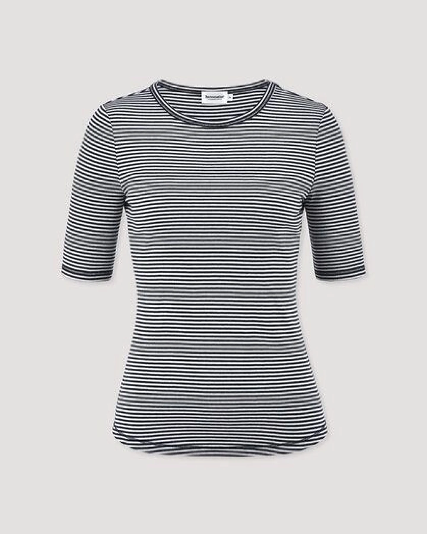 hessnatur Softrib Streifen T-Shirt Fitted aus Bio-Baumwolle und TENCEL Modal – Ansicht 4