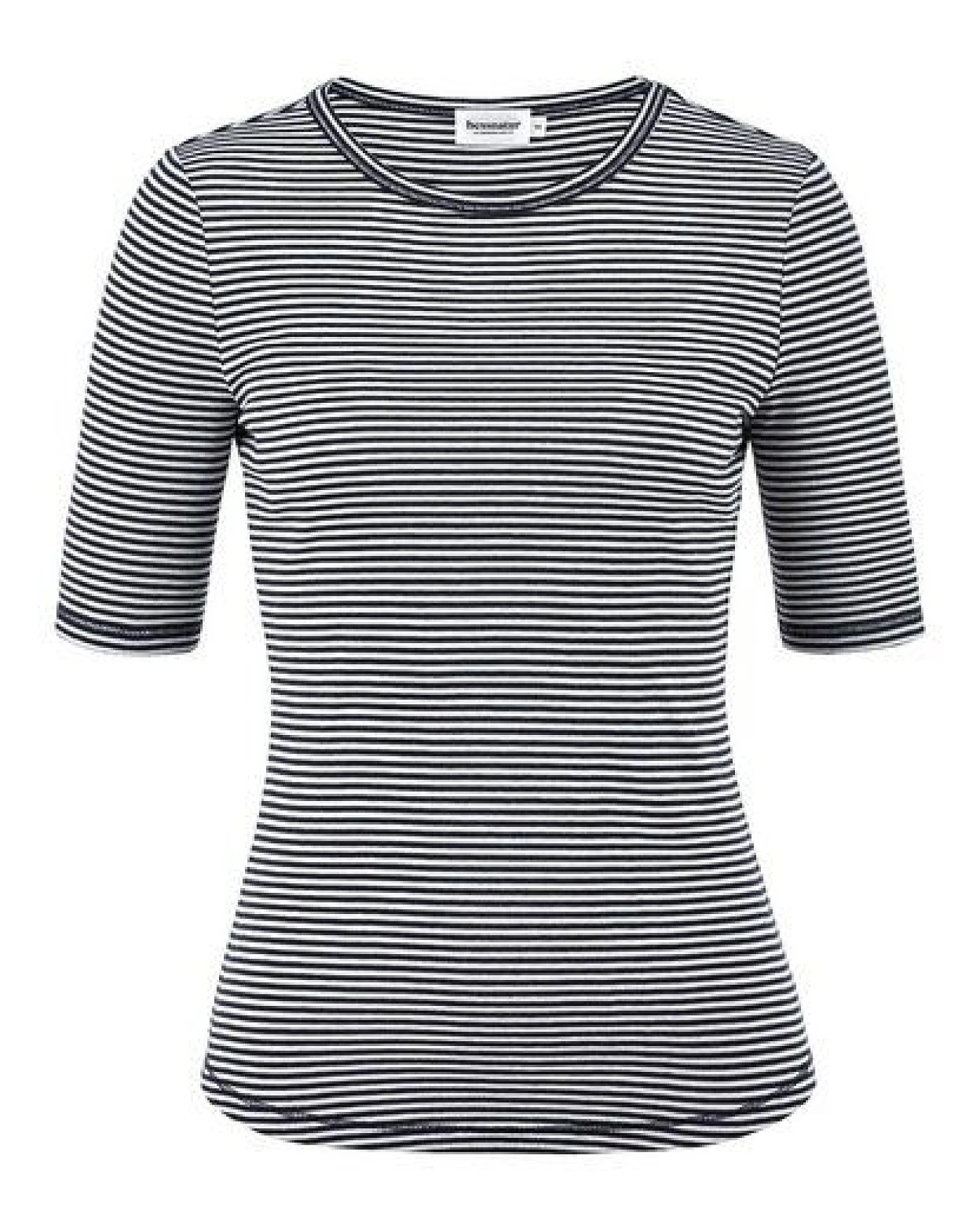 hessnatur Softrib Streifen T-Shirt Fitted aus Bio-Baumwolle und TENCEL Modal – Ansicht 3