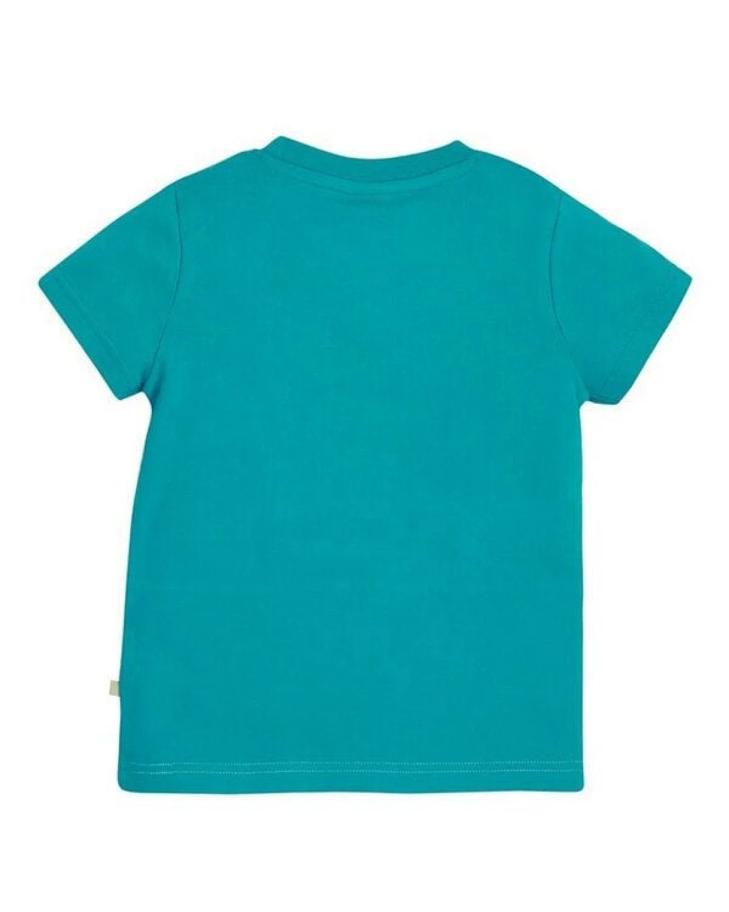 Frugi T-Shirt Möwe auf Stand-up-Paddle in blau Penryn Panel T-Shirt – Ansicht 2