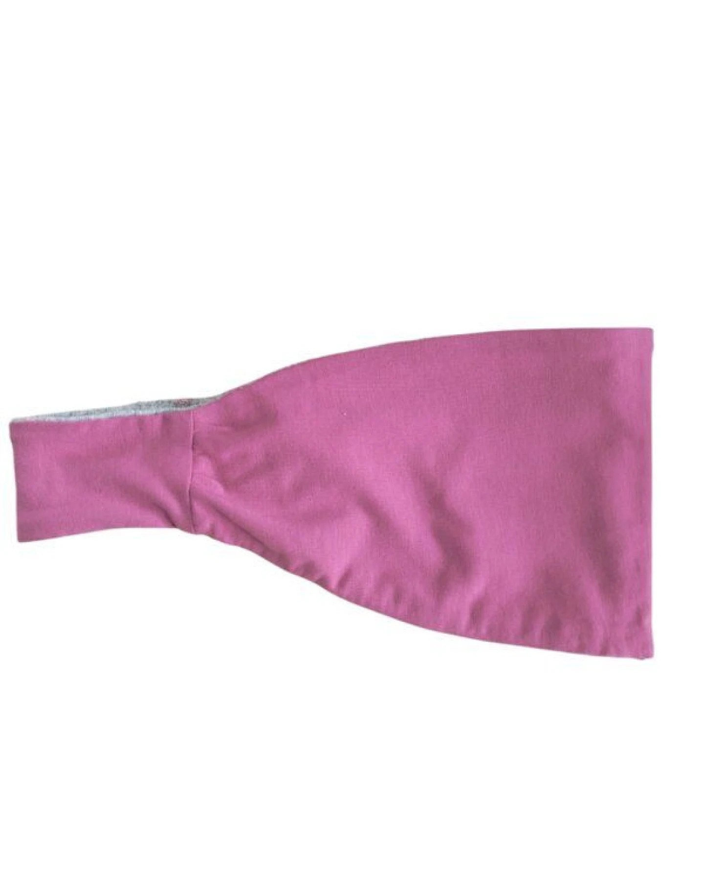 körber mode Stirnband Haarband Jersey Biobaumwolle handmade wendbar Beere & pink-grau gemustert – Ansicht 2