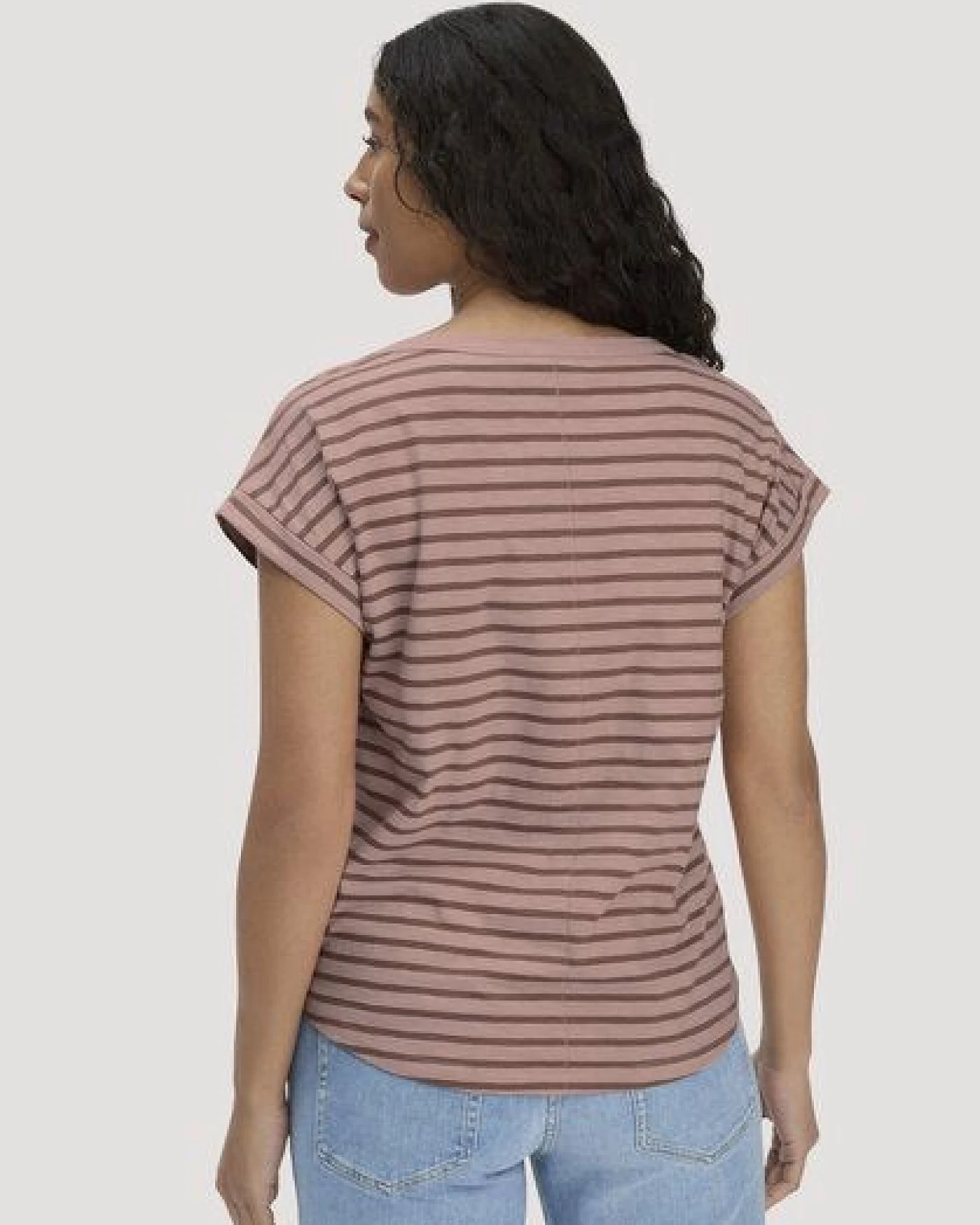 hessnatur Light Slub Streifen T-Shirt Relaxed aus reiner Bio-Baumwolle – Ansicht 2