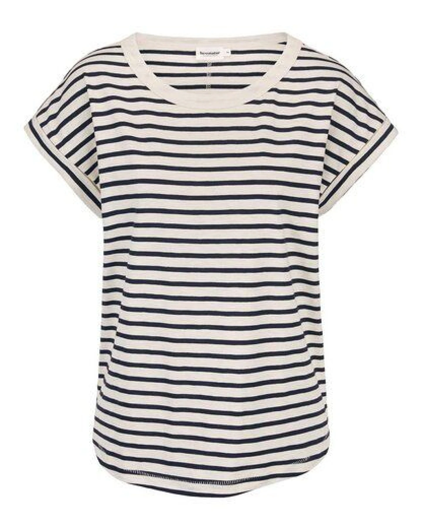 hessnatur Light Slub Streifen T-Shirt Relaxed aus reiner Bio-Baumwolle – Ansicht 3