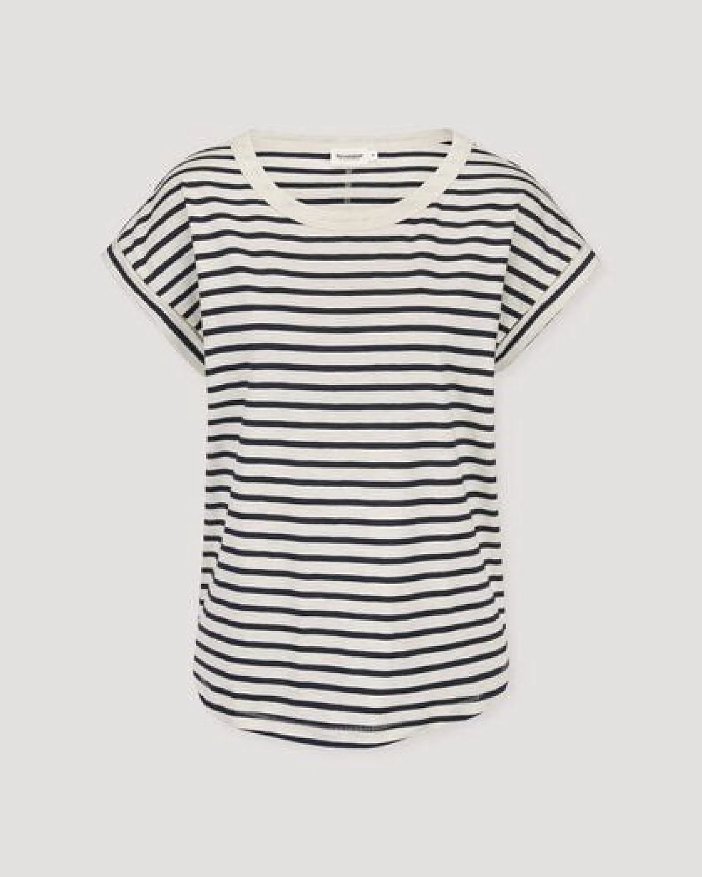 hessnatur Light Slub Streifen T-Shirt Relaxed aus reiner Bio-Baumwolle – Ansicht 4