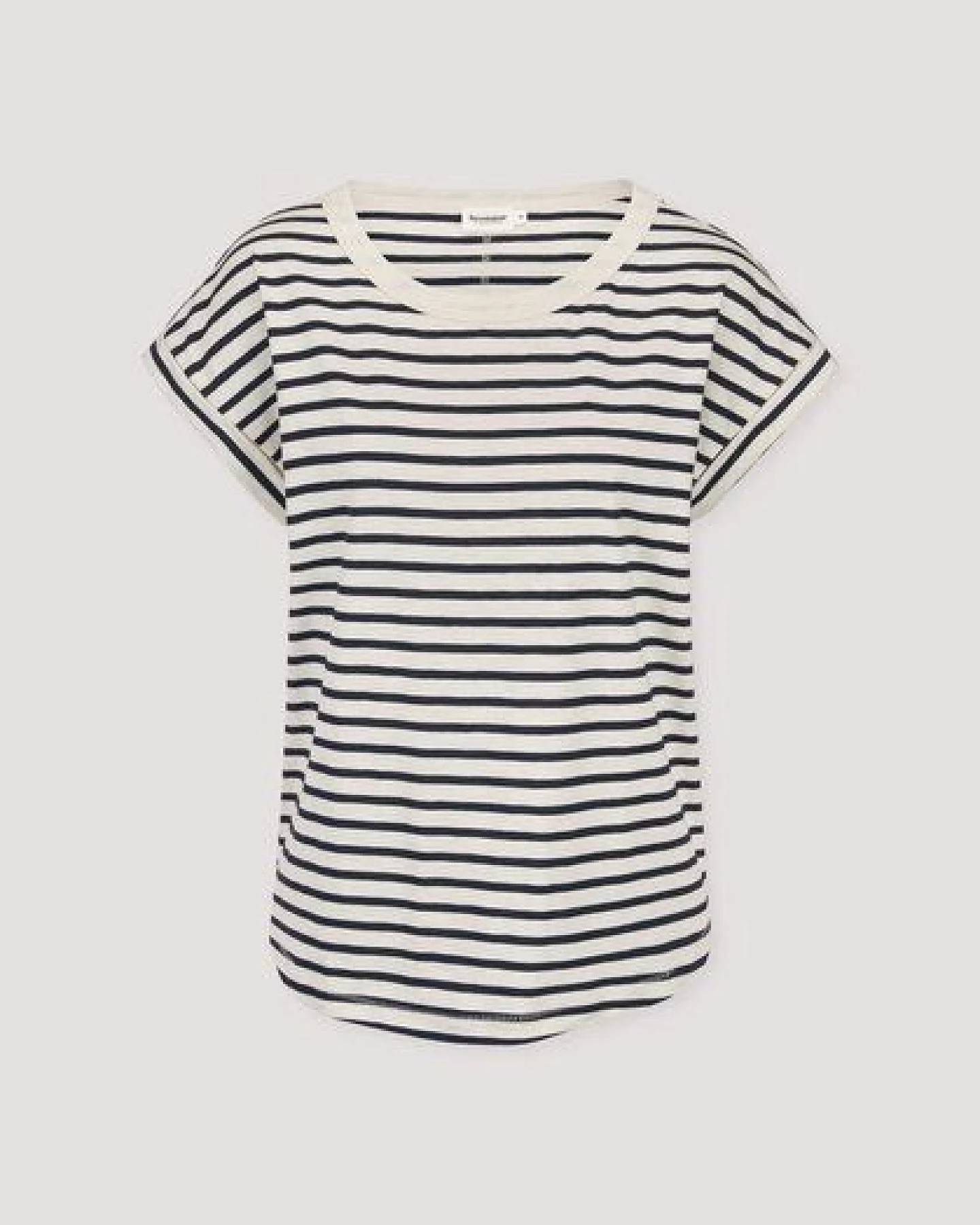hessnatur Light Slub Streifen T-Shirt Relaxed aus reiner Bio-Baumwolle – Ansicht 4