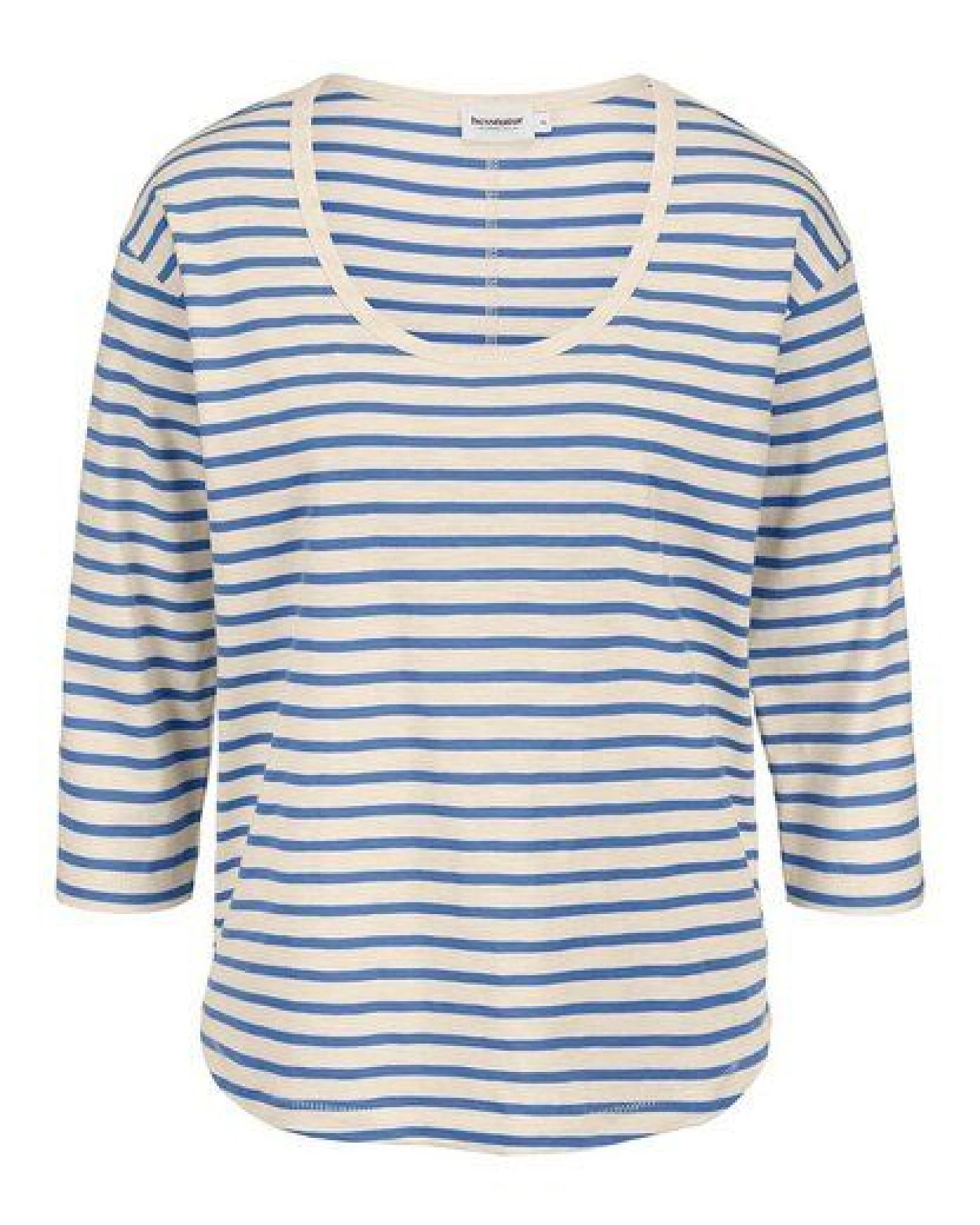 hessnatur Light Slub Streifen Longsleeve Relaxed aus reiner Bio-Baumwolle – Ansicht 3
