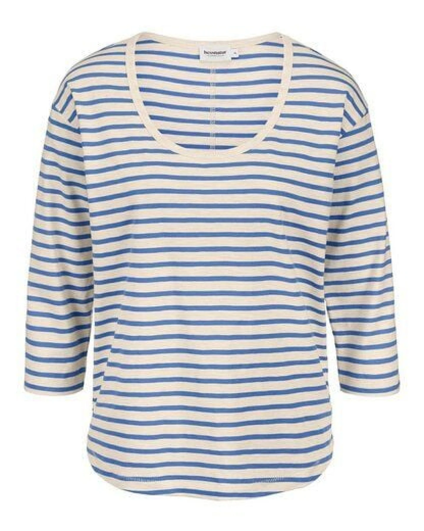 hessnatur Light Slub Streifen Longsleeve Relaxed aus reiner Bio-Baumwolle – Ansicht 3