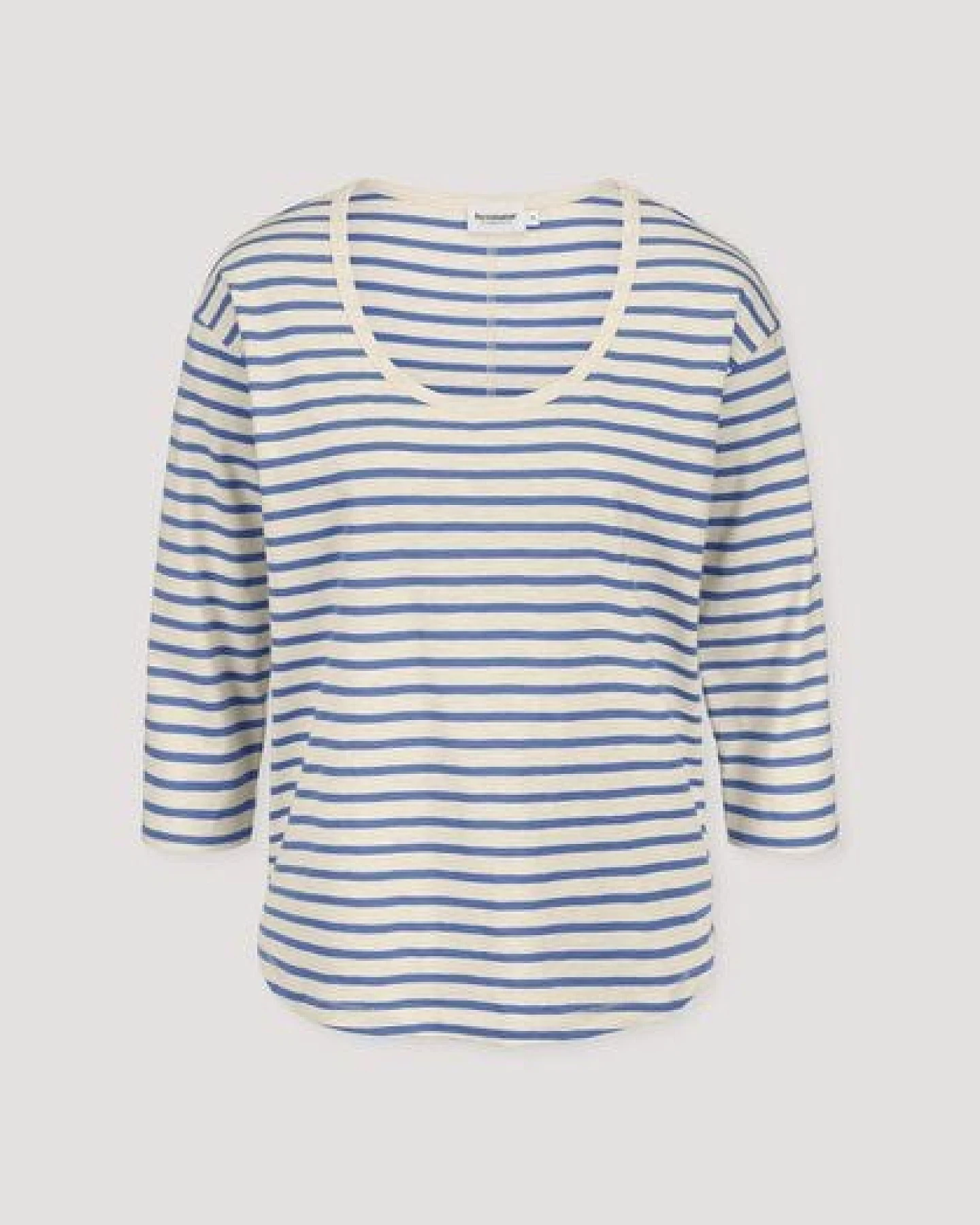 hessnatur Light Slub Streifen Longsleeve Relaxed aus reiner Bio-Baumwolle – Ansicht 4