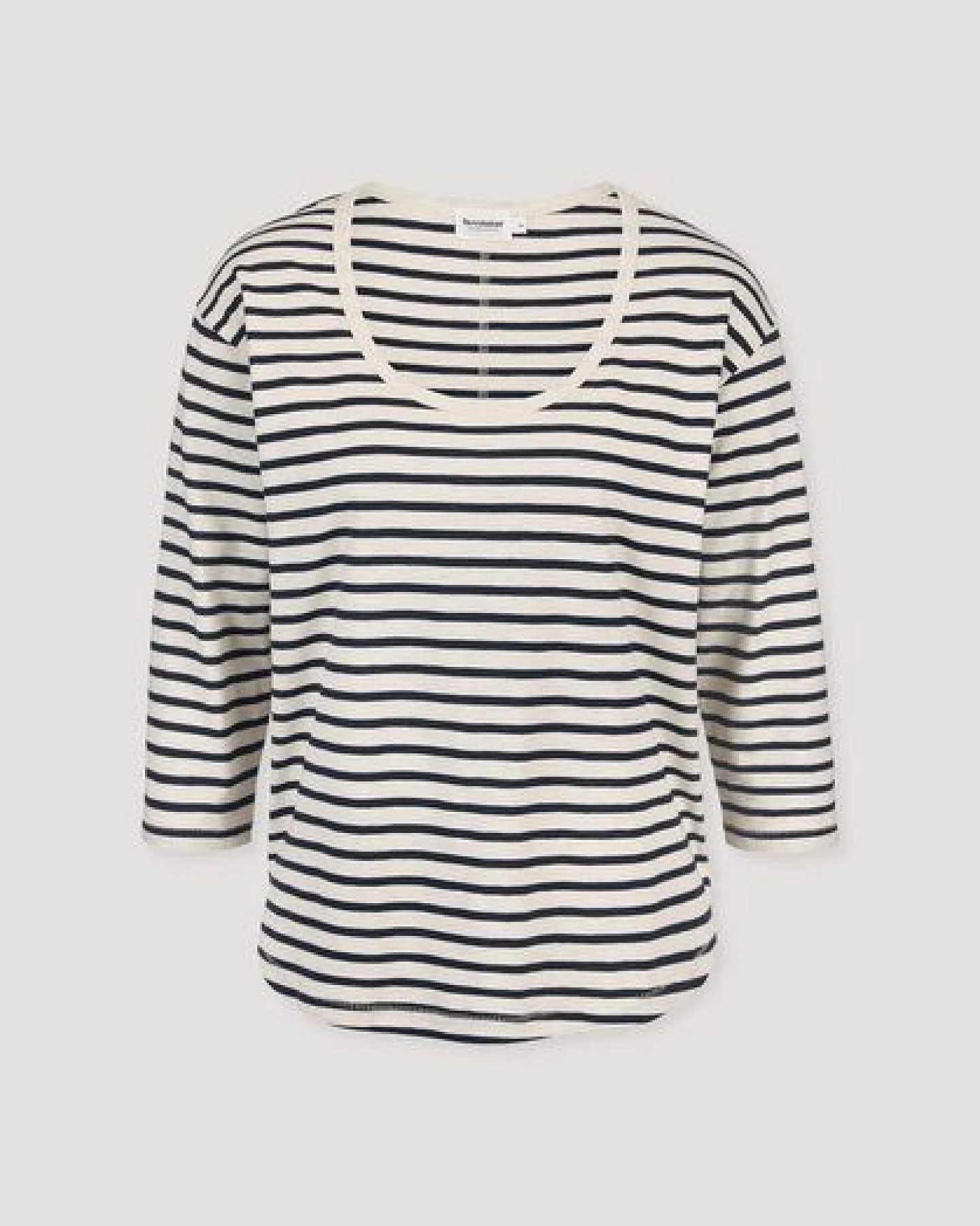 hessnatur Light Slub Streifen Longsleeve Relaxed aus reiner Bio-Baumwolle – Ansicht 4