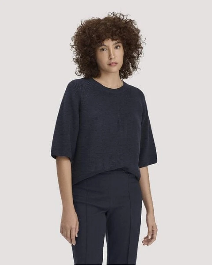 hessnatur Strick Pullover Relaxed aus reiner Bio-Baumwolle