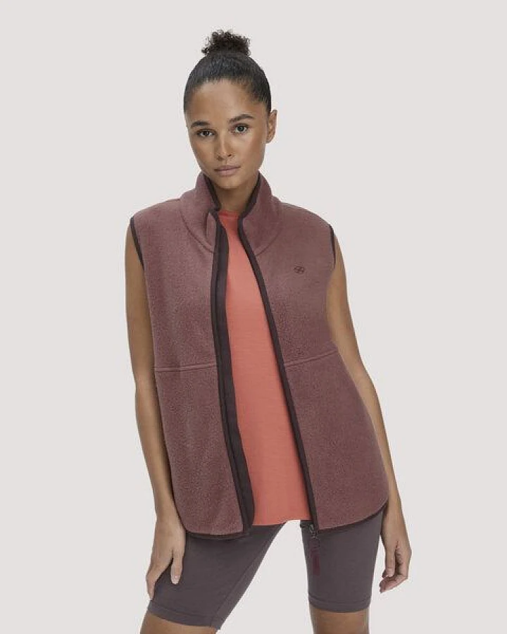hessnatur Fleece Weste Regular ACTIVE LIGHT aus reiner Bio-Baumwolle