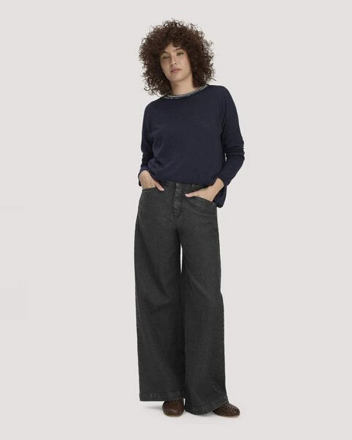 hessnatur Jeans VONNA Super Wide Leg BETTER RECYCLING aus Bio-Denim