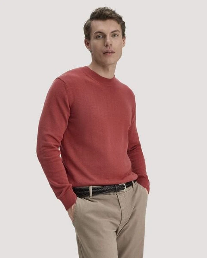hessnatur Strick Pullover Regular aus reiner Bio-Baumwolle