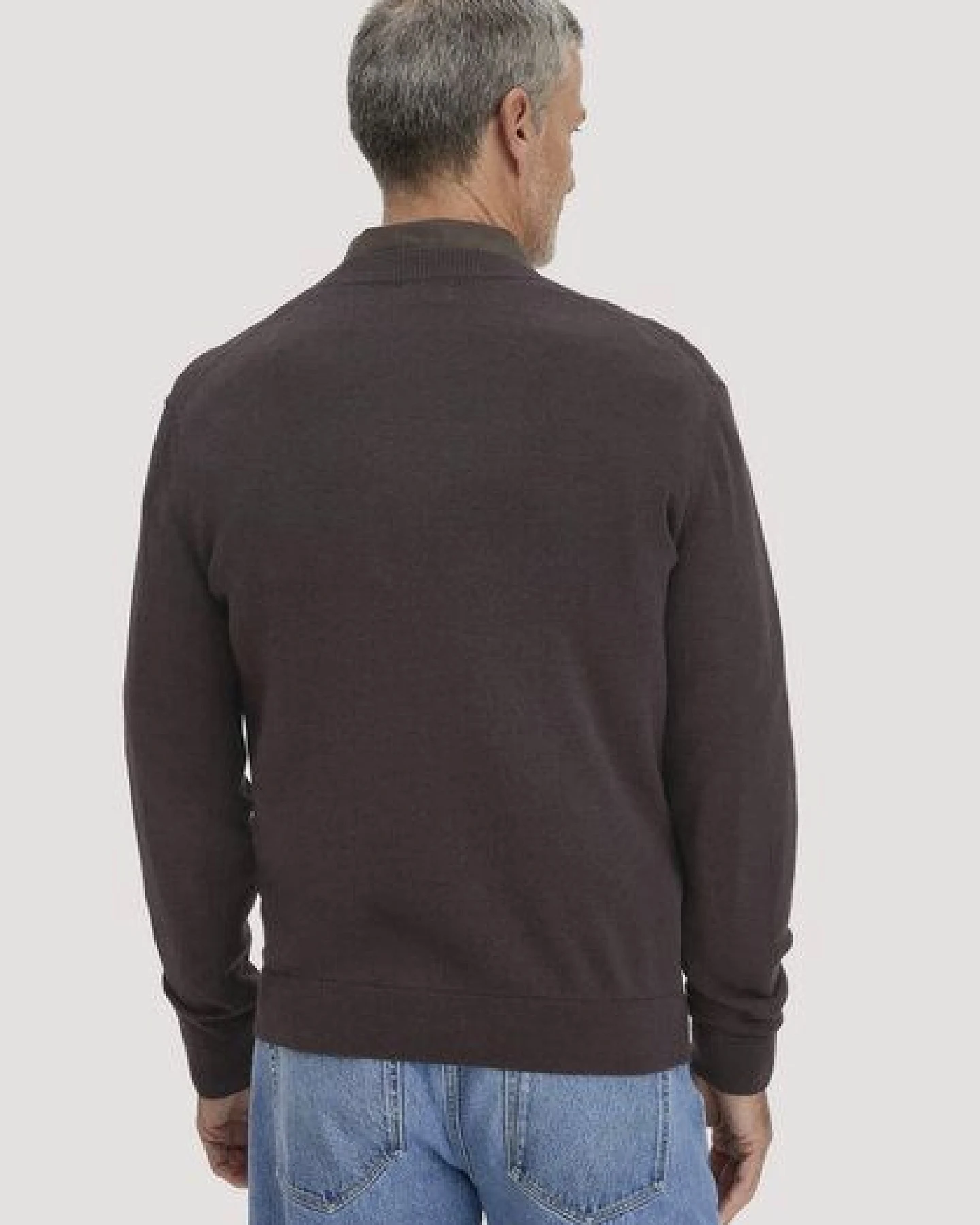 hessnatur Strick Pullover Regular aus reiner Bio-Baumwolle – Ansicht 2
