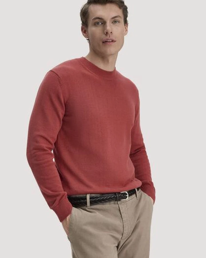Produktseite: hessnatur Strick Pullover Regular aus reiner Bio-Baumwolle