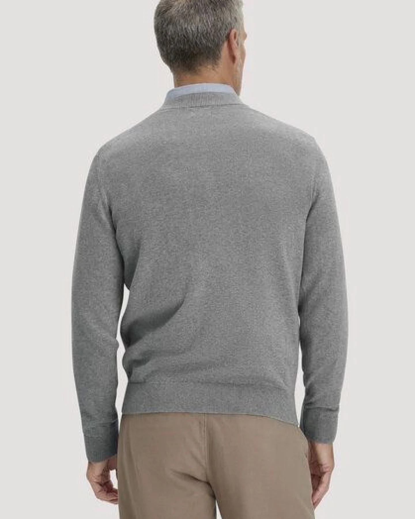 hessnatur Strick Pullover Regular aus reiner Bio-Baumwolle – Ansicht 2